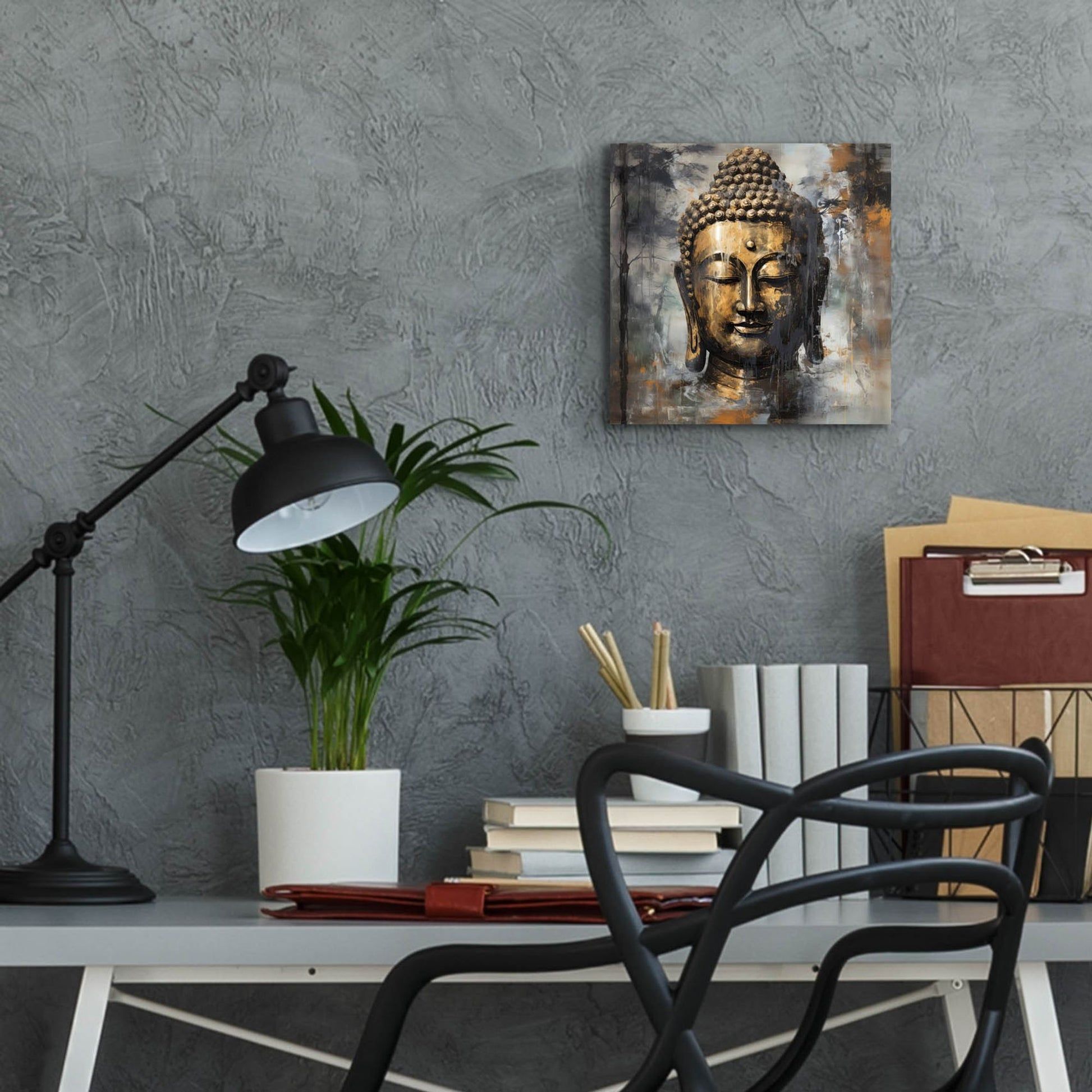 1946x1946 Epic Art 'Buddha 6' by Cameron Gray, Acrylic Glass Wall Art