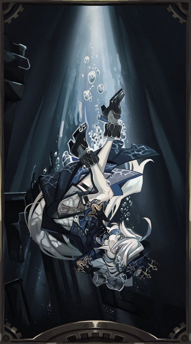 667x1200 Rhinedottir fanart. Furina phone wallpaper, Dark furina, Ship