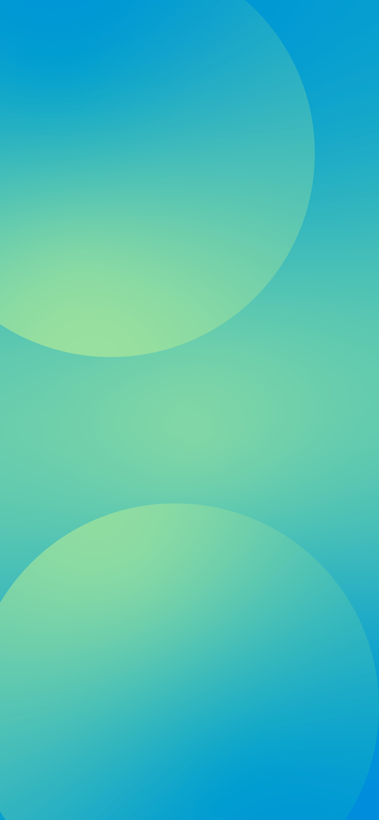 1205x2609 Phone wallpaper gradient green and blue