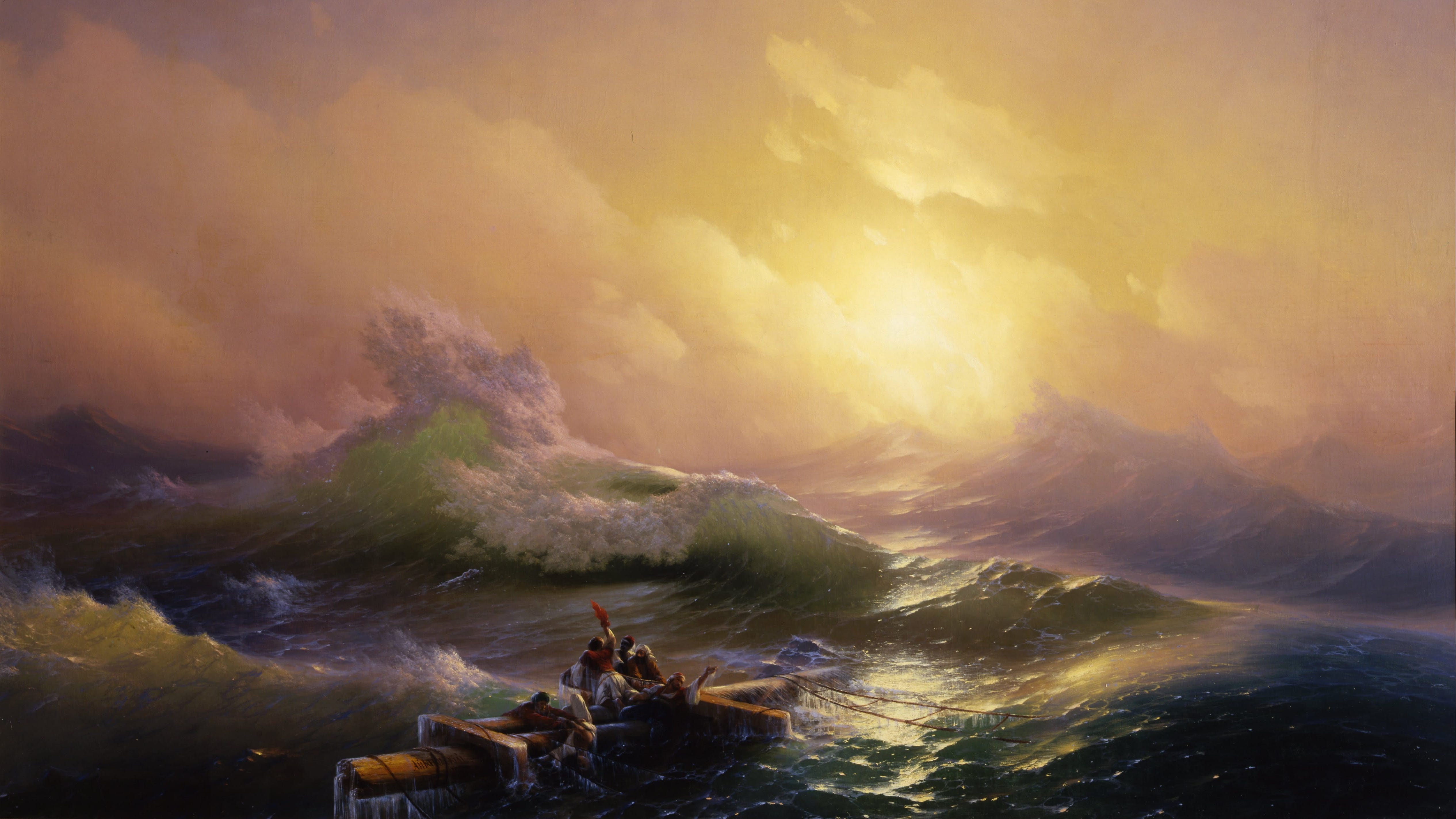 5062x2847 A Collection of 16:9 Paintings with Authors names in captions [1920x1080]