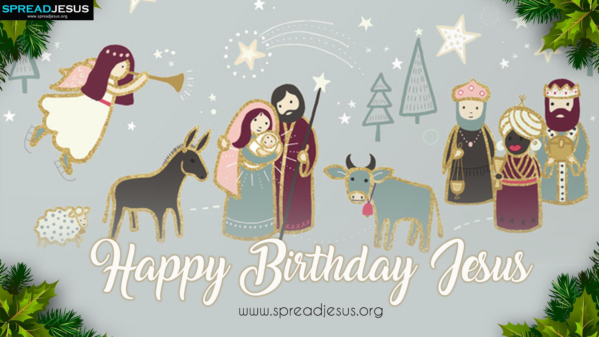 1920x1080 Happy Birthday Jesus 4 HD Wallpaper Free Download