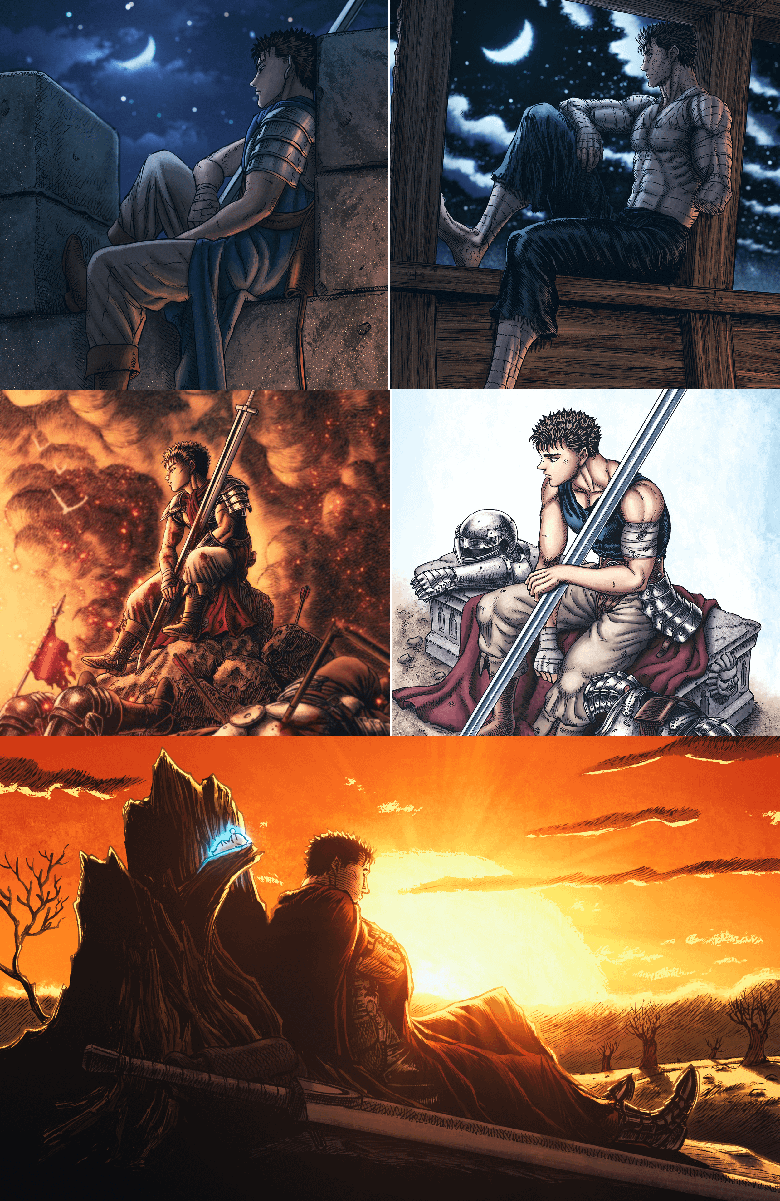 2500x3845 Why does guts have the best sitting pose in all anime fiction ?