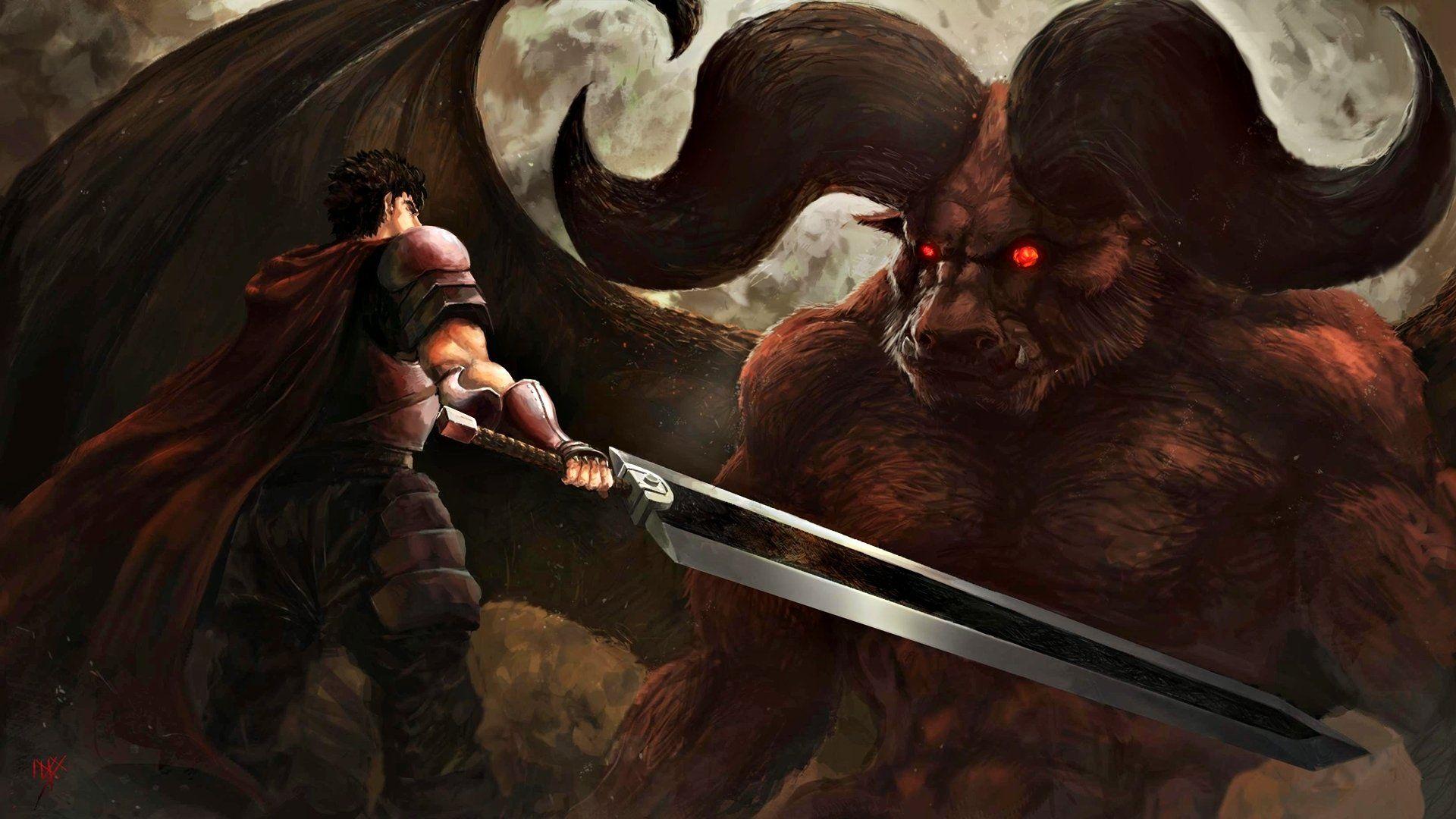 1920x1080 Berserk Guts Wallpaper
