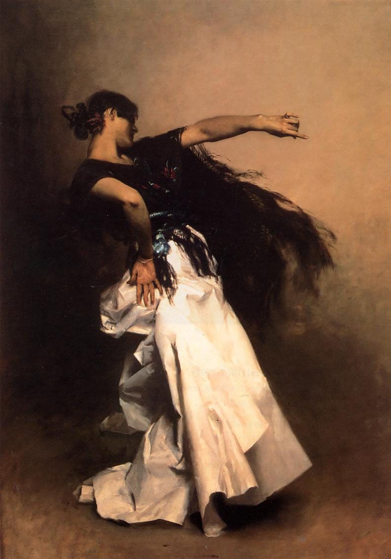 793x1132 El Jaleo. John Singer Sargent. Oil on canvas. 1882