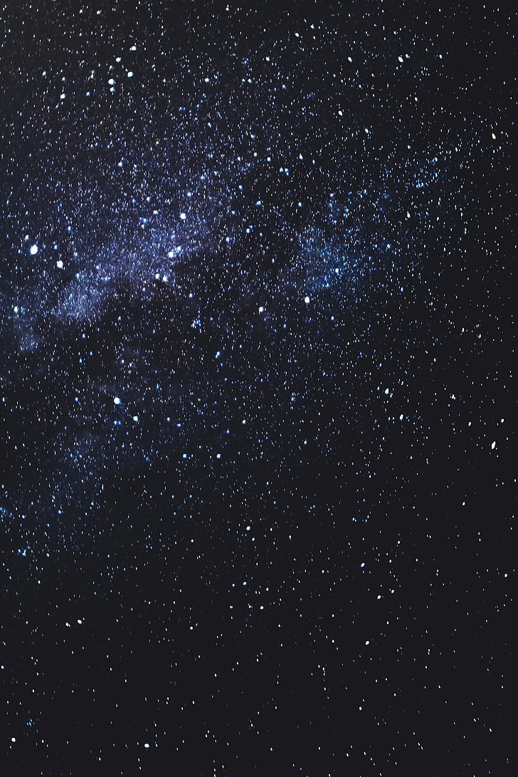 728x1092 HD wallpaper: cosmic wallpaper, starry sky, stars, galaxy, night, astronomy