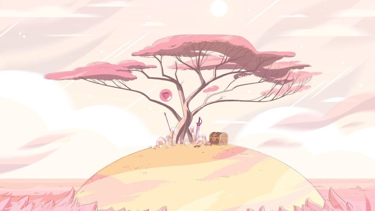 1280x721 pretty art cartoon network wallpaper nature Magic background rose quartz Rebecca Sugar steven universe crystal gems steven the sword fighter island adventure steven crewniverse lion 3 direct to video nascole