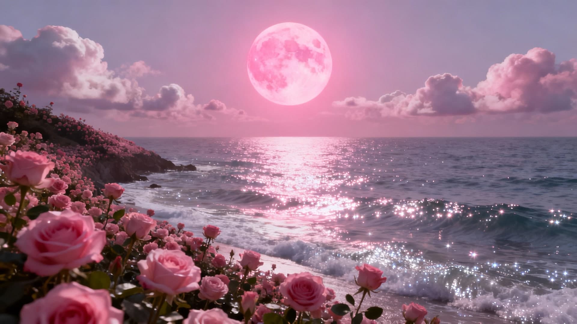 1920x1080 Pink Wallpaper & Aesthetic Background in HD, 4K