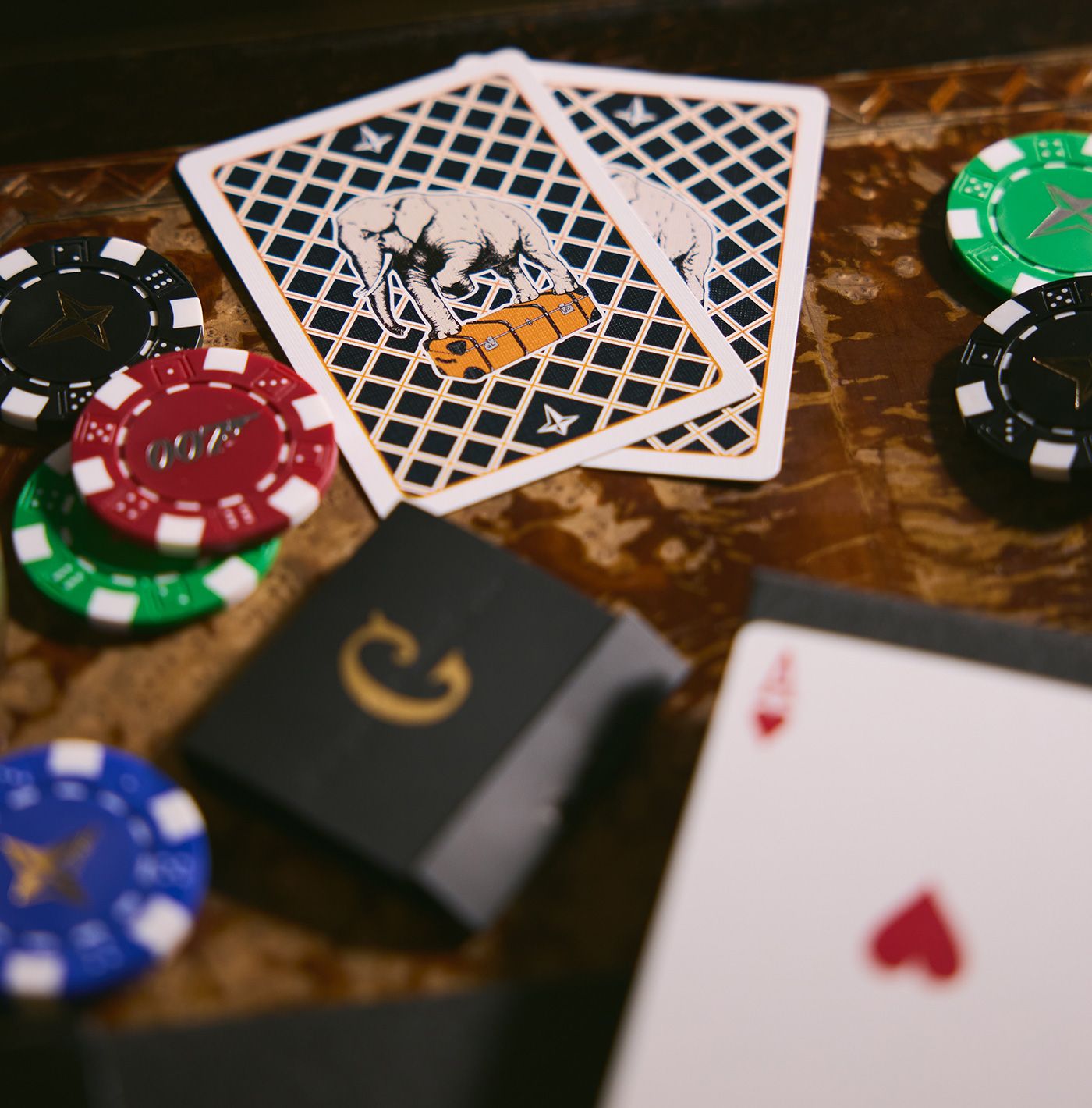 1400x1420 Globe Trotter 007 Backgammon And Poker Sets