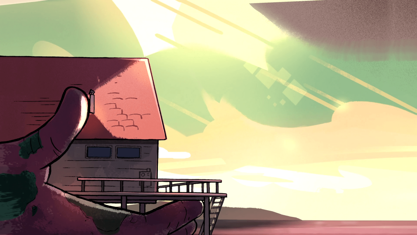 1600x900 illustration, anime, cartoon, Steven Universe, ART, color, shape, screenshot, computer wallpaper. Mocah HD Wallpaper
