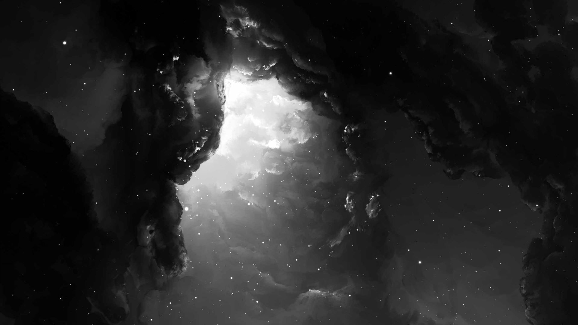 1920x1080 Dual Monitor Nebula MacBook Pro Wallpaper Download