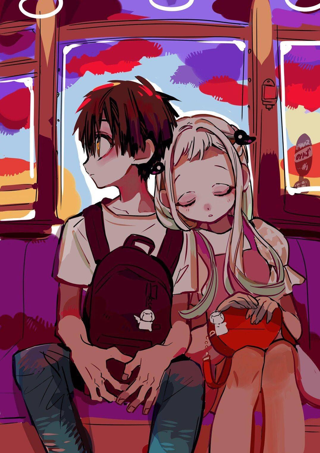 1076x1524 Download Human Yashiro And Hanako Kun Wallpaper