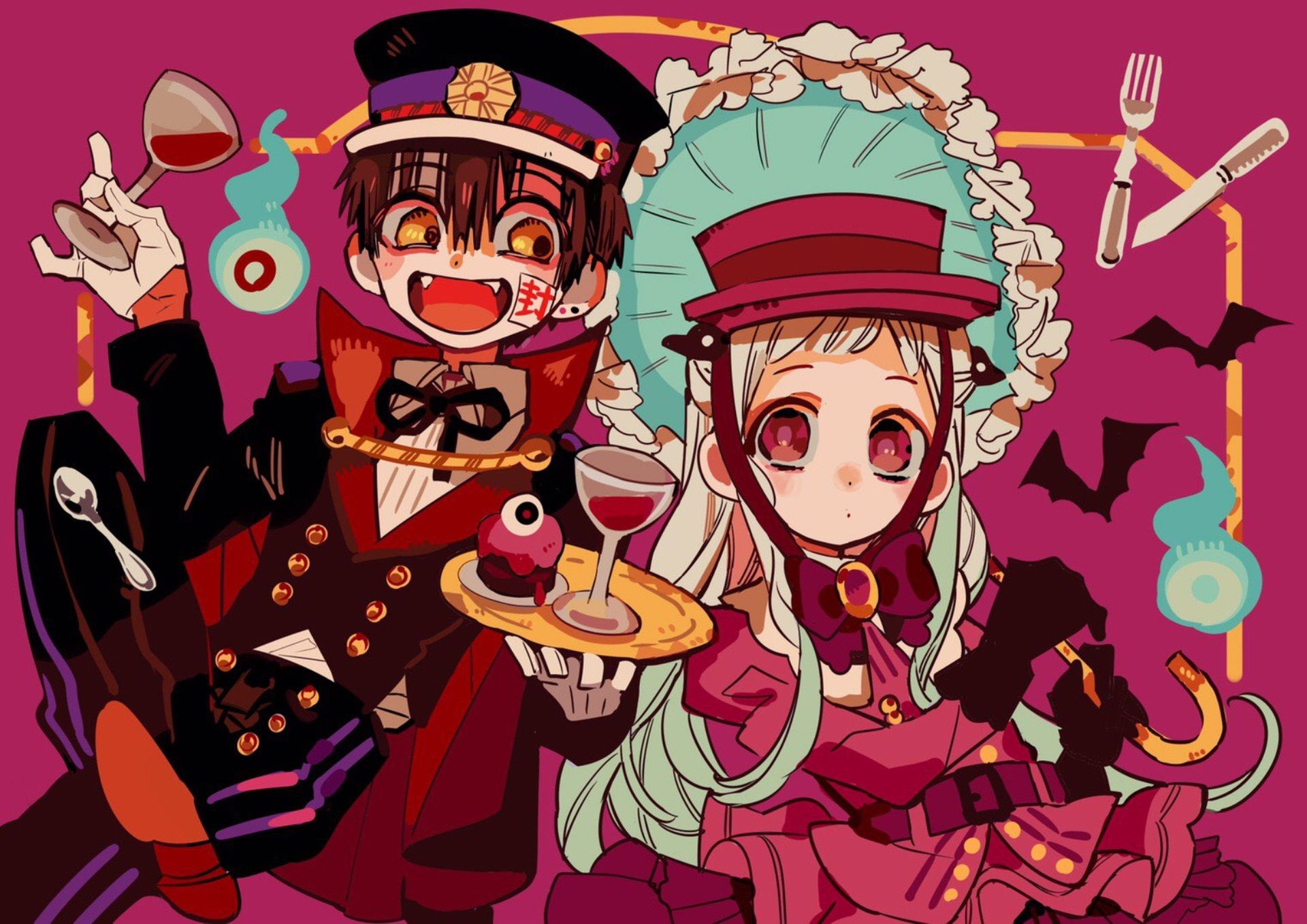 1920x1357 Desktop wallpaper: Jibaku Shounen Hanako Kun, Anime, Hanako Kun, Yashiro Nene 4K free download for PC. 971461
