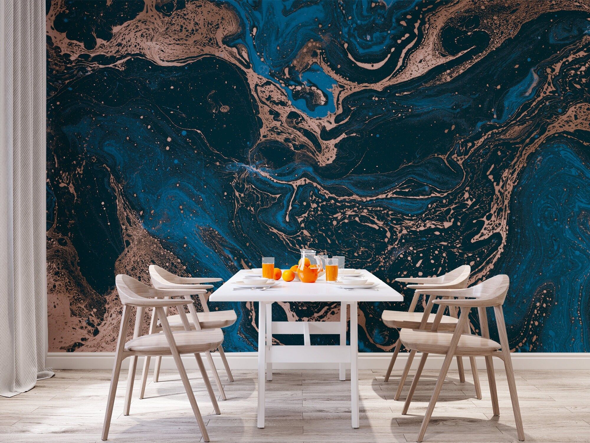 2000x1500 Navy Blue and Copper Wallpaper