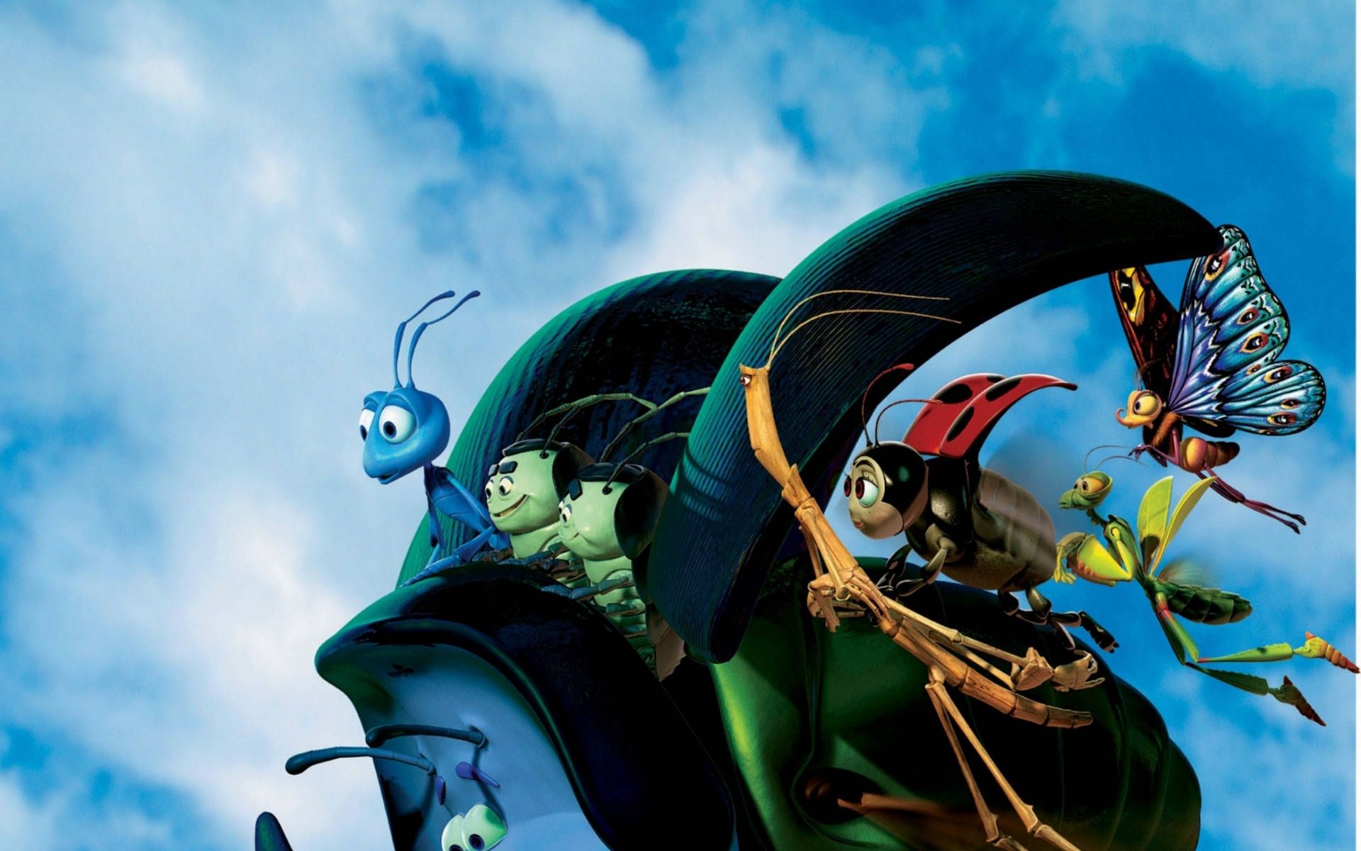 1920x1200 Download A Bug's Life Clouds Wallpaper