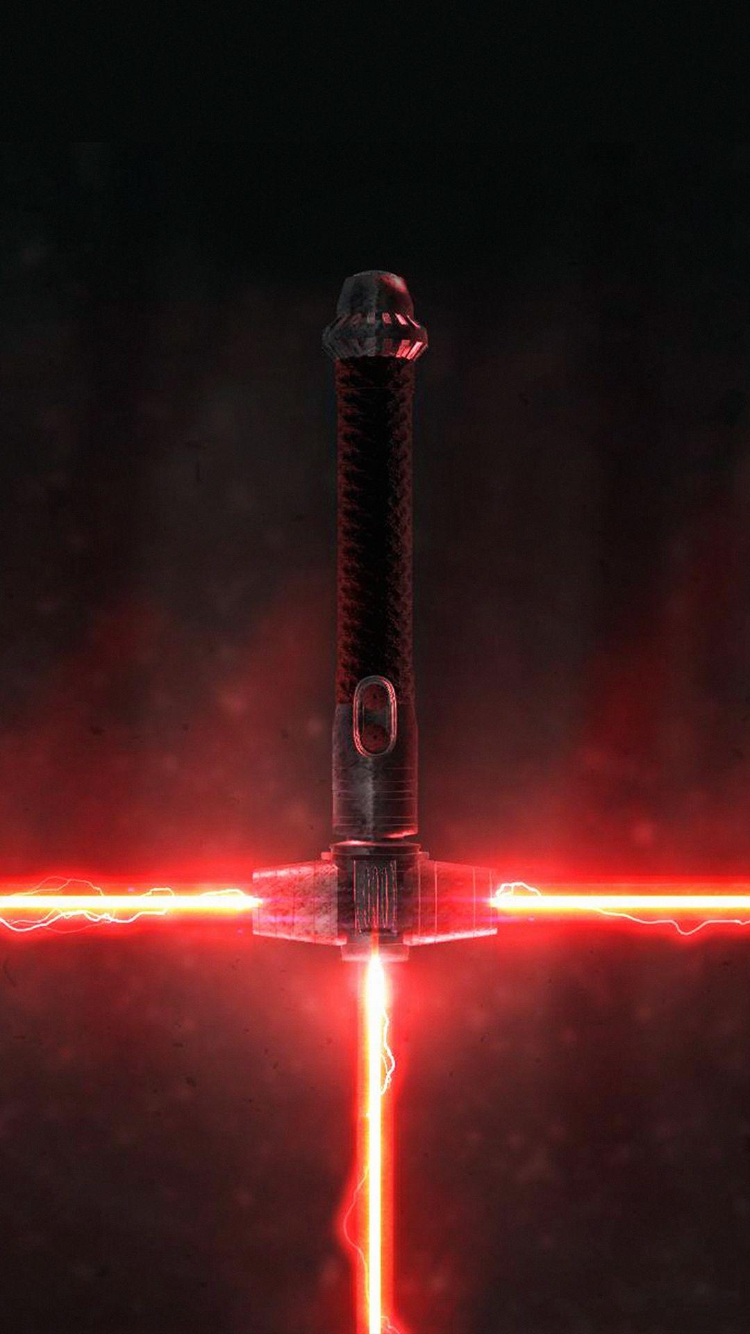 1080x1920 Red Lightsaber Wallpaper Ren Lightsaber Wallpaper iPhone HD Wallpaper