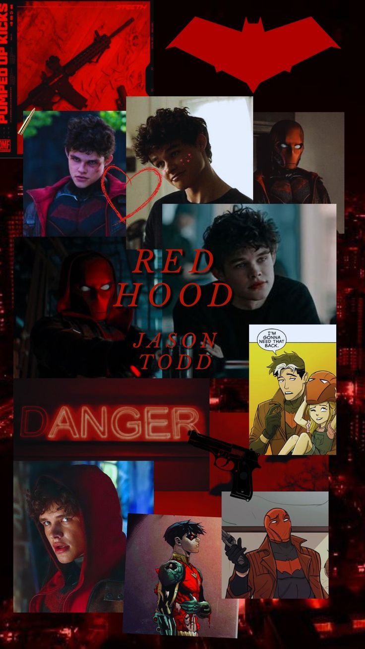 736x1308 Red Hood Jason Todd Aesthetic Wallpaper