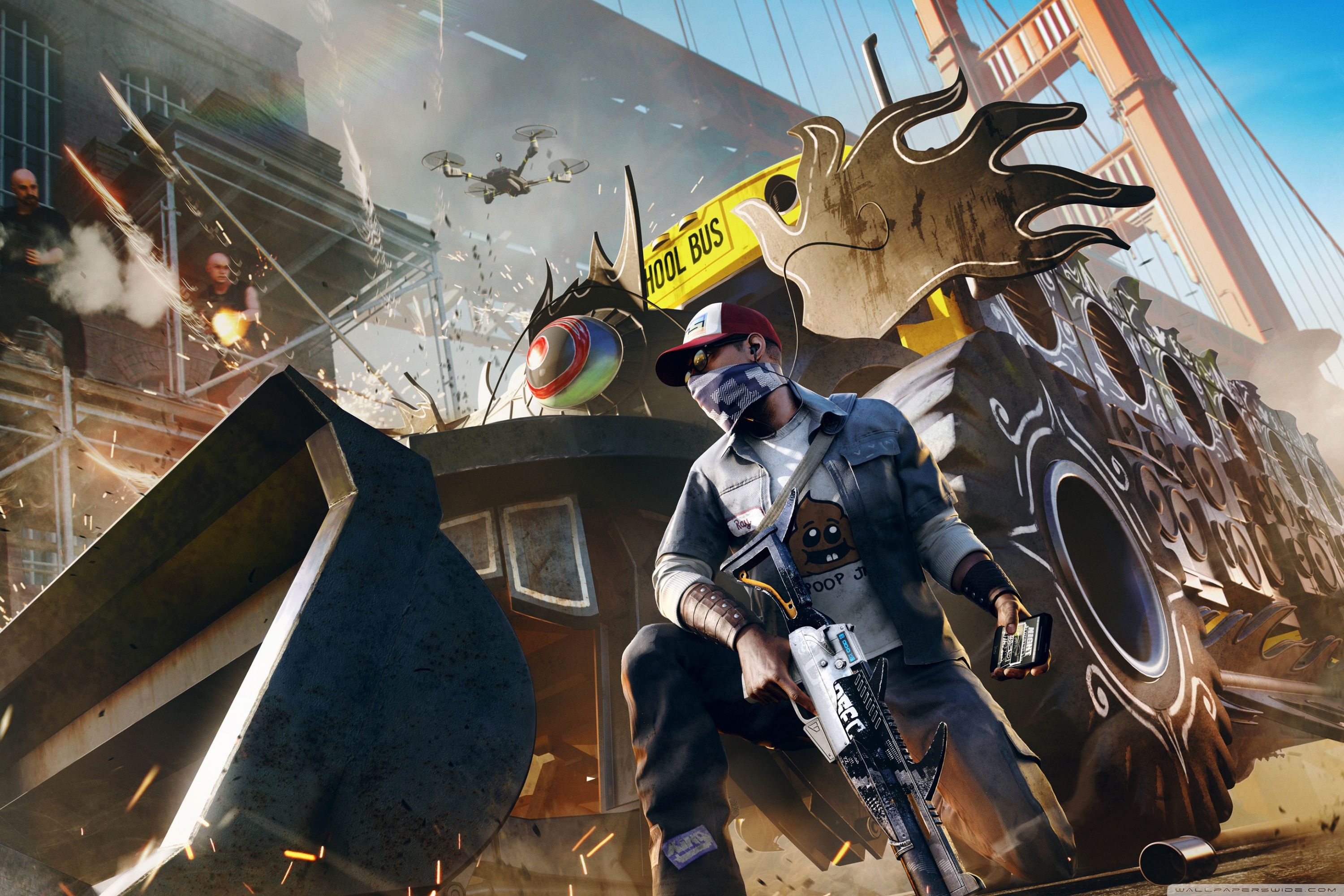 3000x2000 WATCH DOGS 2 4K UHD Wallpaper for UltraHD Desktop and TV : Widescreen and UltraWide Display : Dual and Triple Monitor : Smartphone and Tablet Devices
