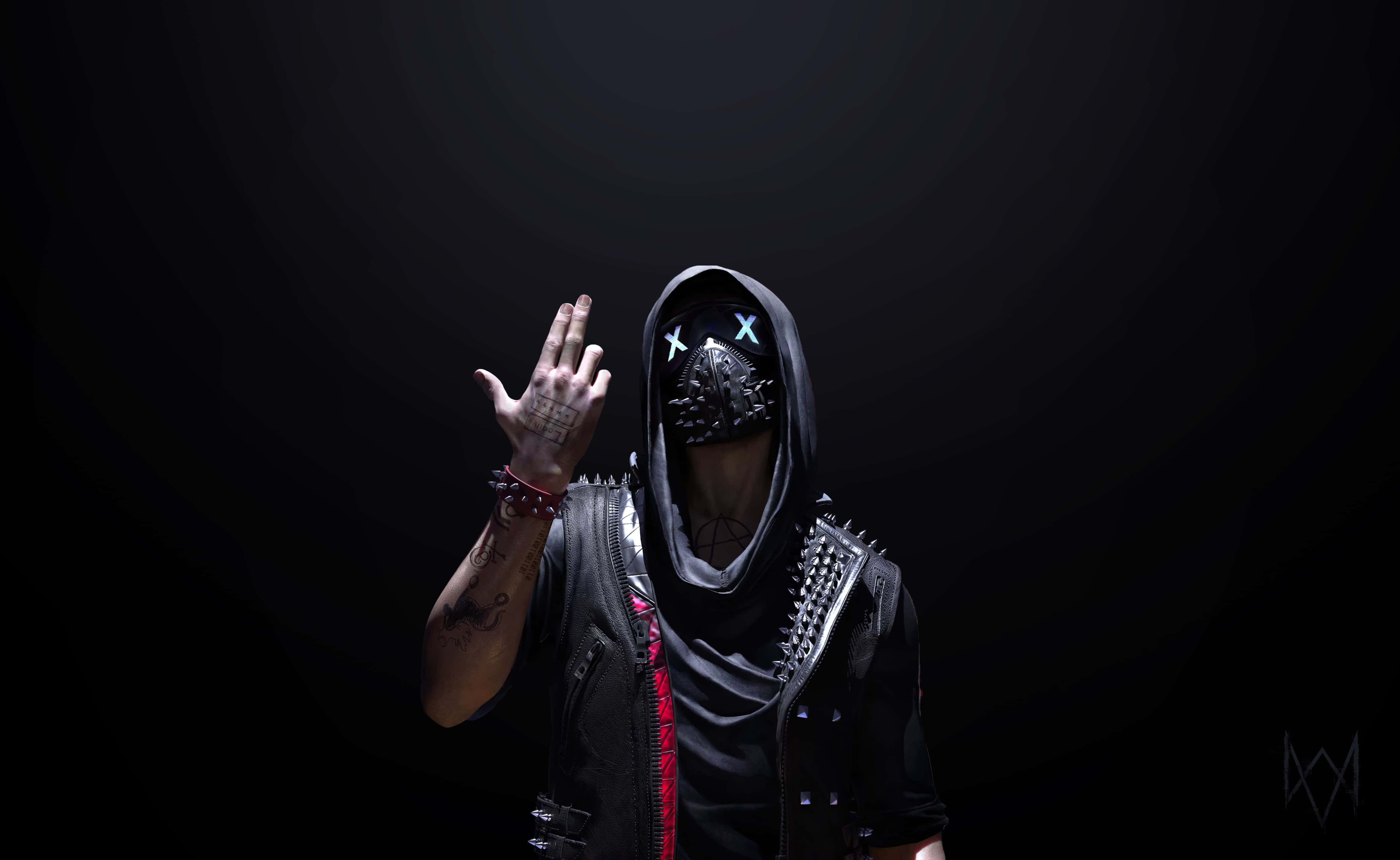 4679x2876 Download Sneak around the city in immersive 4k graphics with Watch Dogs 2. Wallpaper