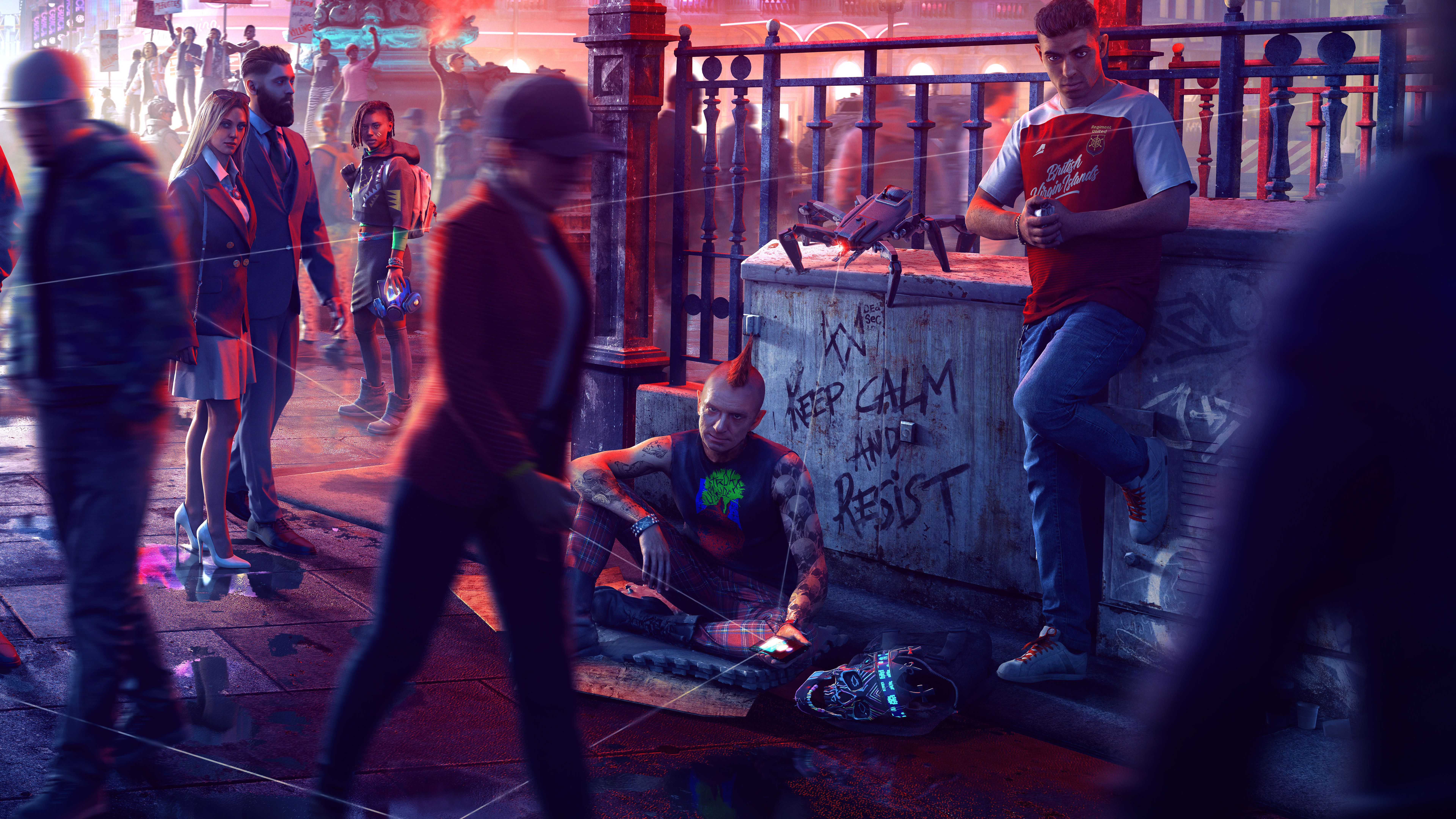 7680x4320 Watch Dogs Legion 8K 4K Wallpaper HD