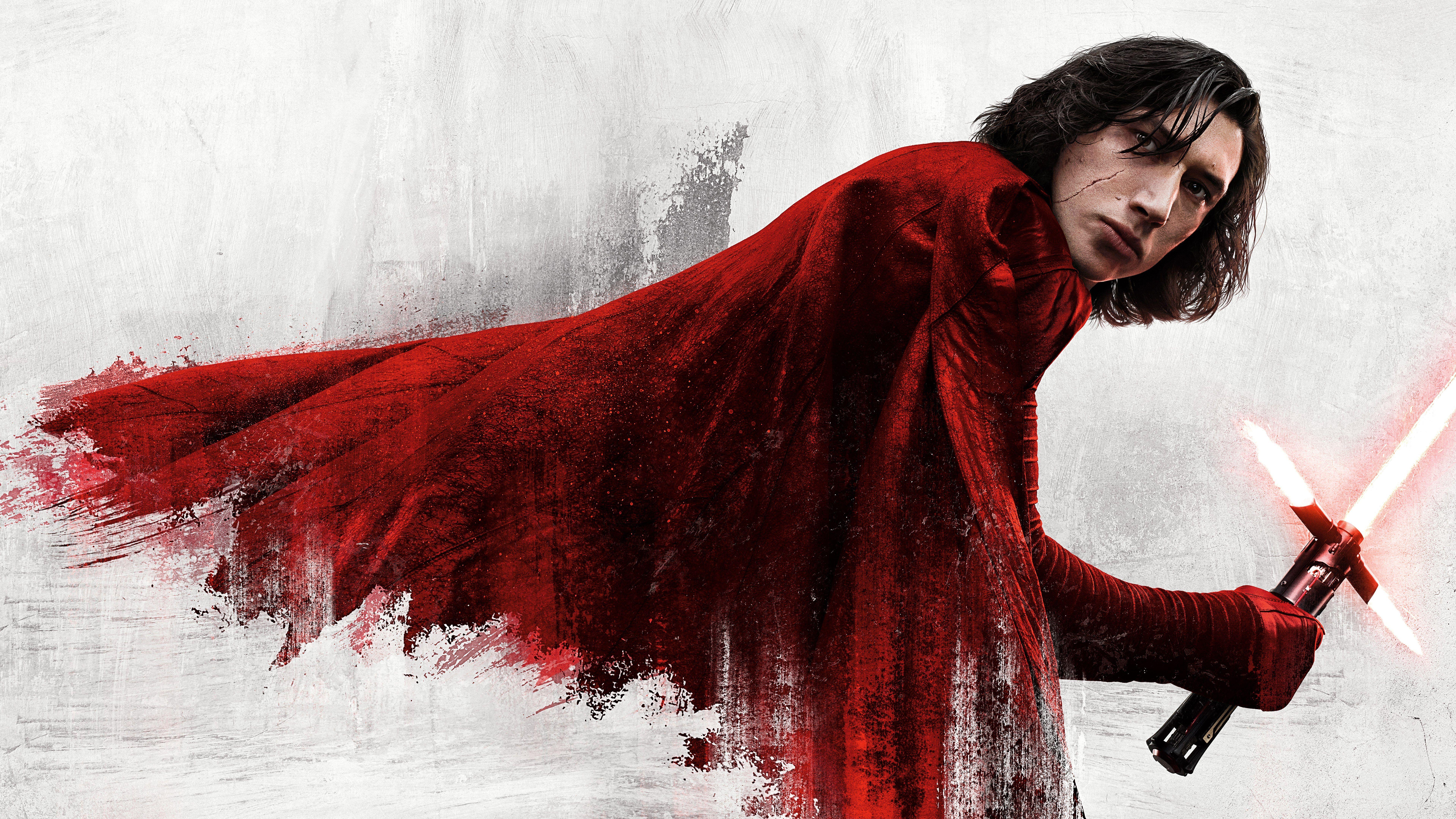 7680x4320 Star Wars: The Last Jedi Kylo Ren Lightsaber 8K