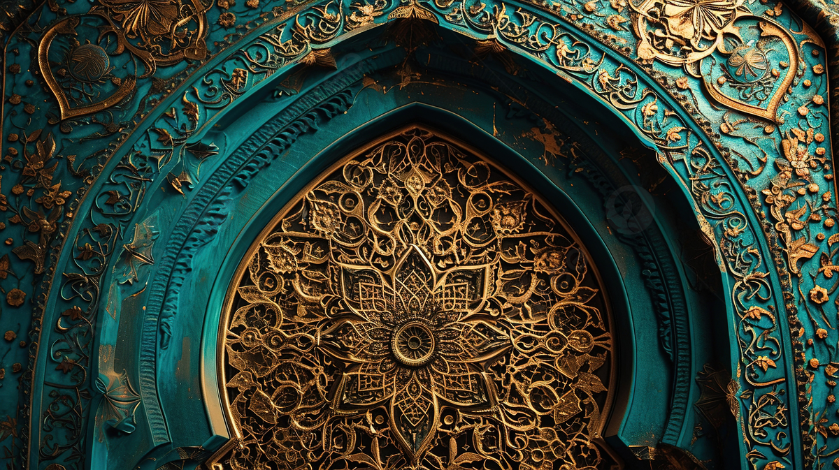 1200x673 Ramadan Kareem Islamic Door Ornament Background, Ramadan Light, Ramadan Mosque, Holy Night Background Image And Wallpaper for Free Download
