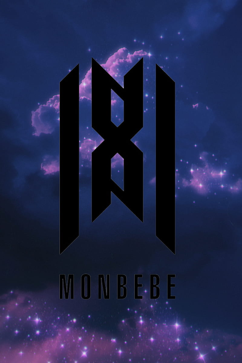 800x1200 MONBEBE, kpop, logo, monsta x, HD phone wallpaper