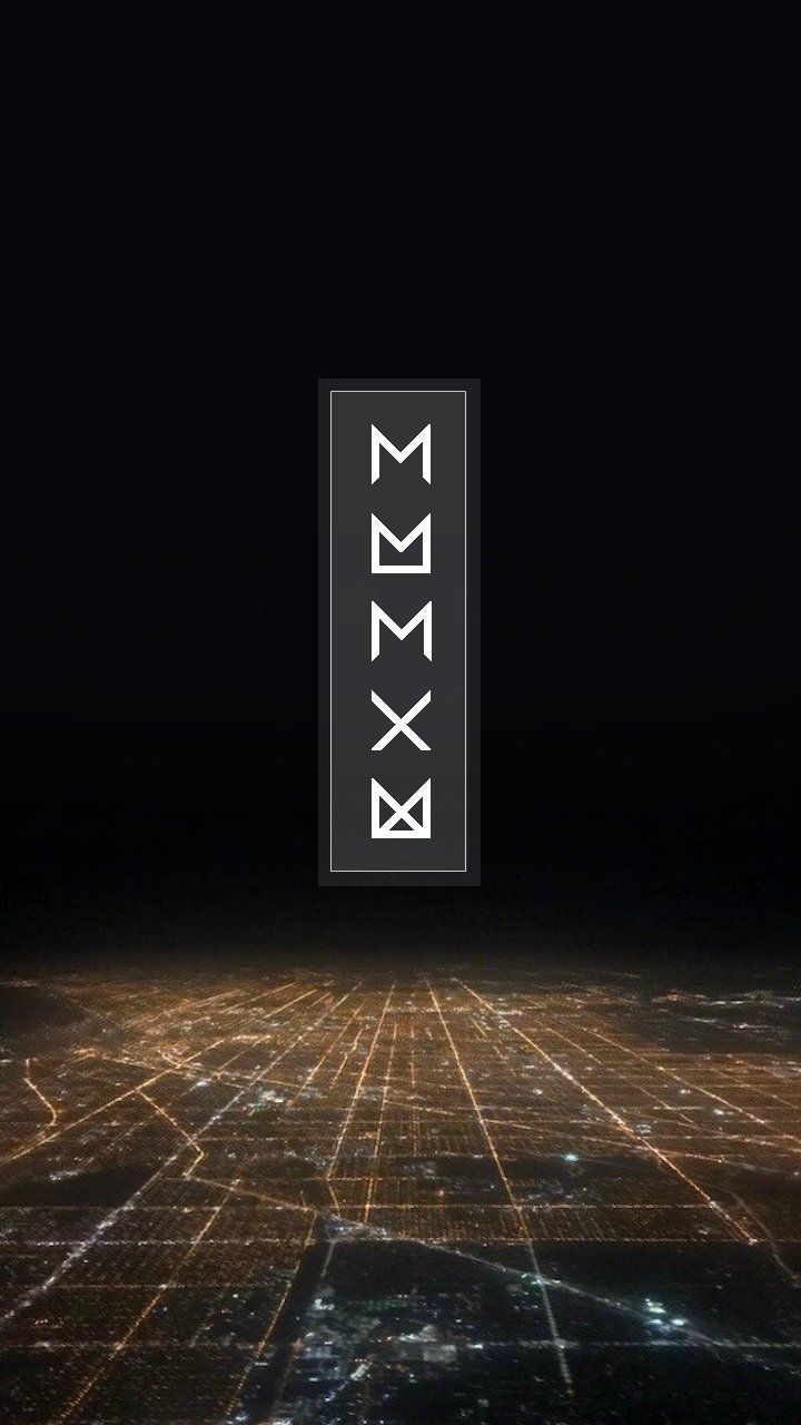 720x1280 Monsta X Logo Wallpaper