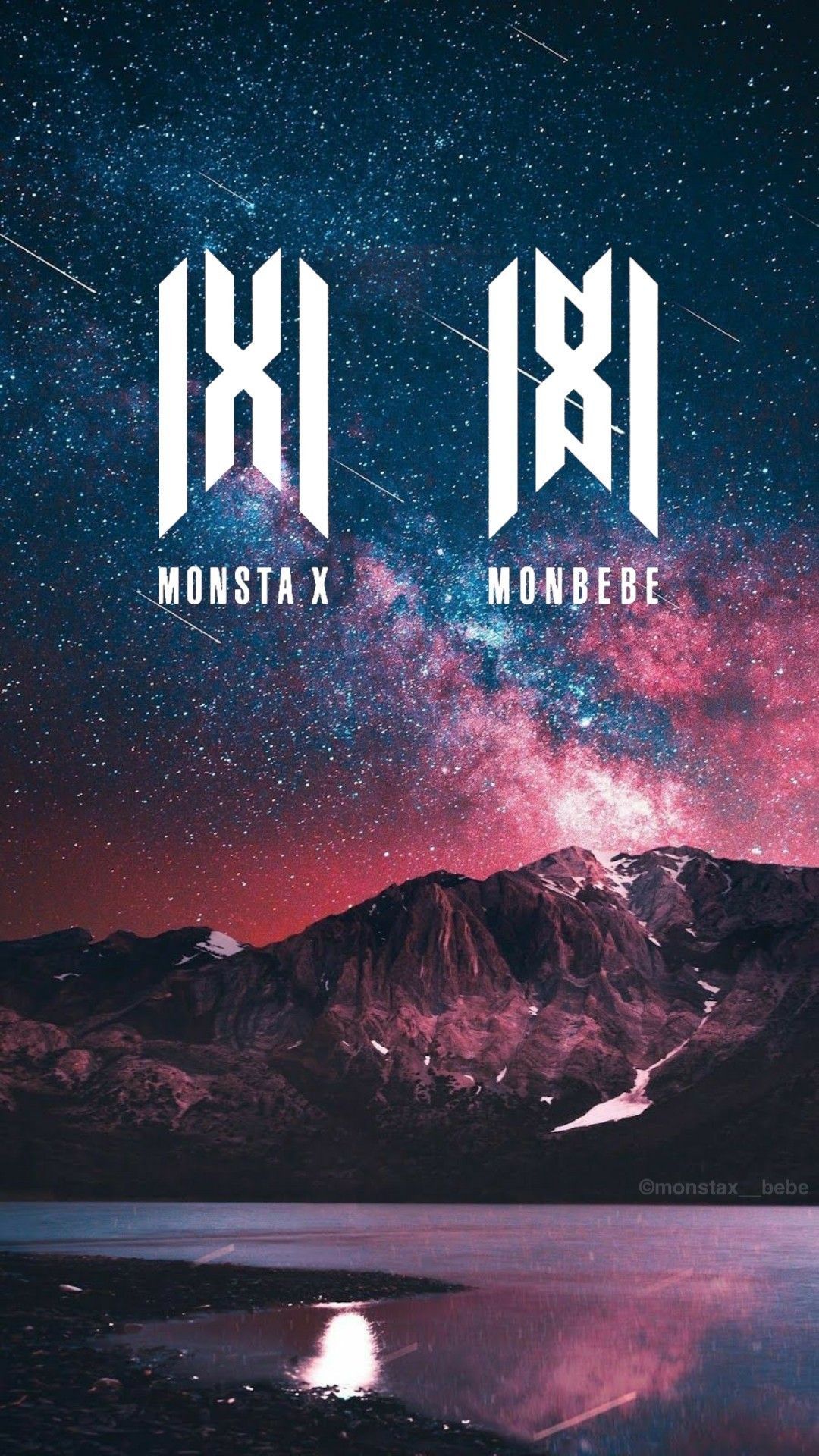 1080x1920 Monsta X Logo Wallpaper