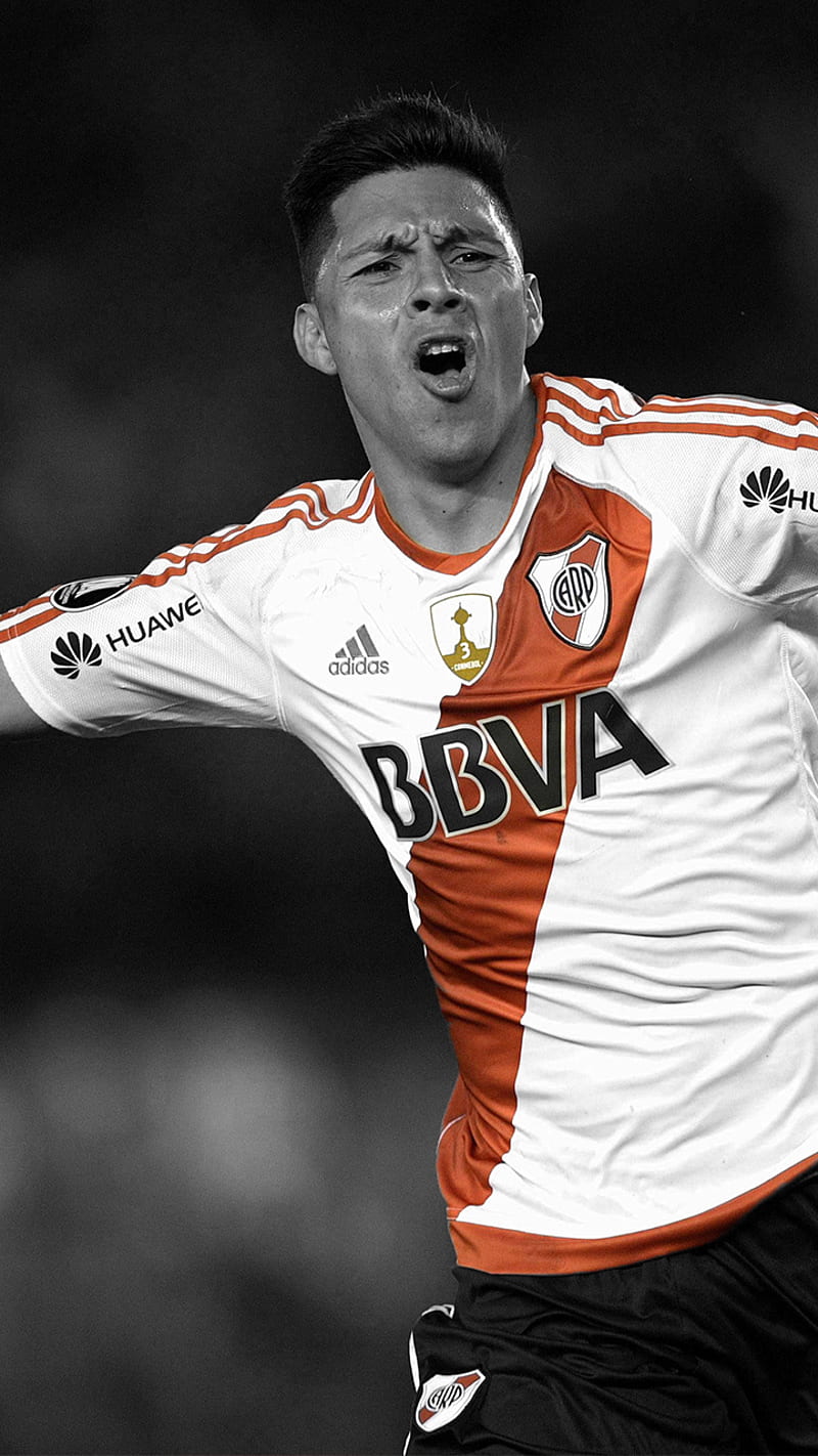 800x1422 Enzo Perez, enzo, perez, plate, river, HD phone wallpaper