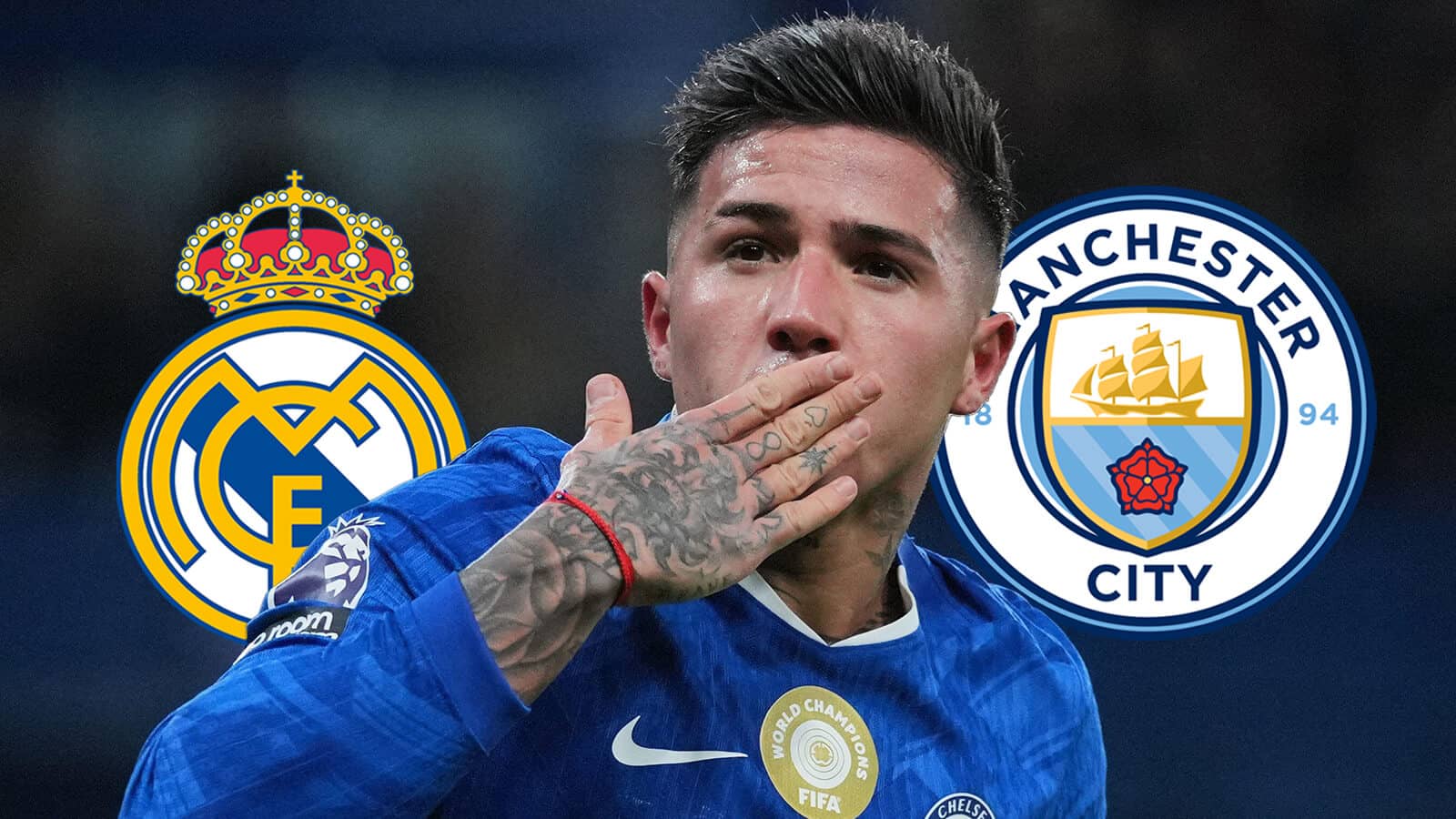 1600x900 Enzo Fernandez: Chelsea star's 'preference' between Real Madrid and Man City emerges