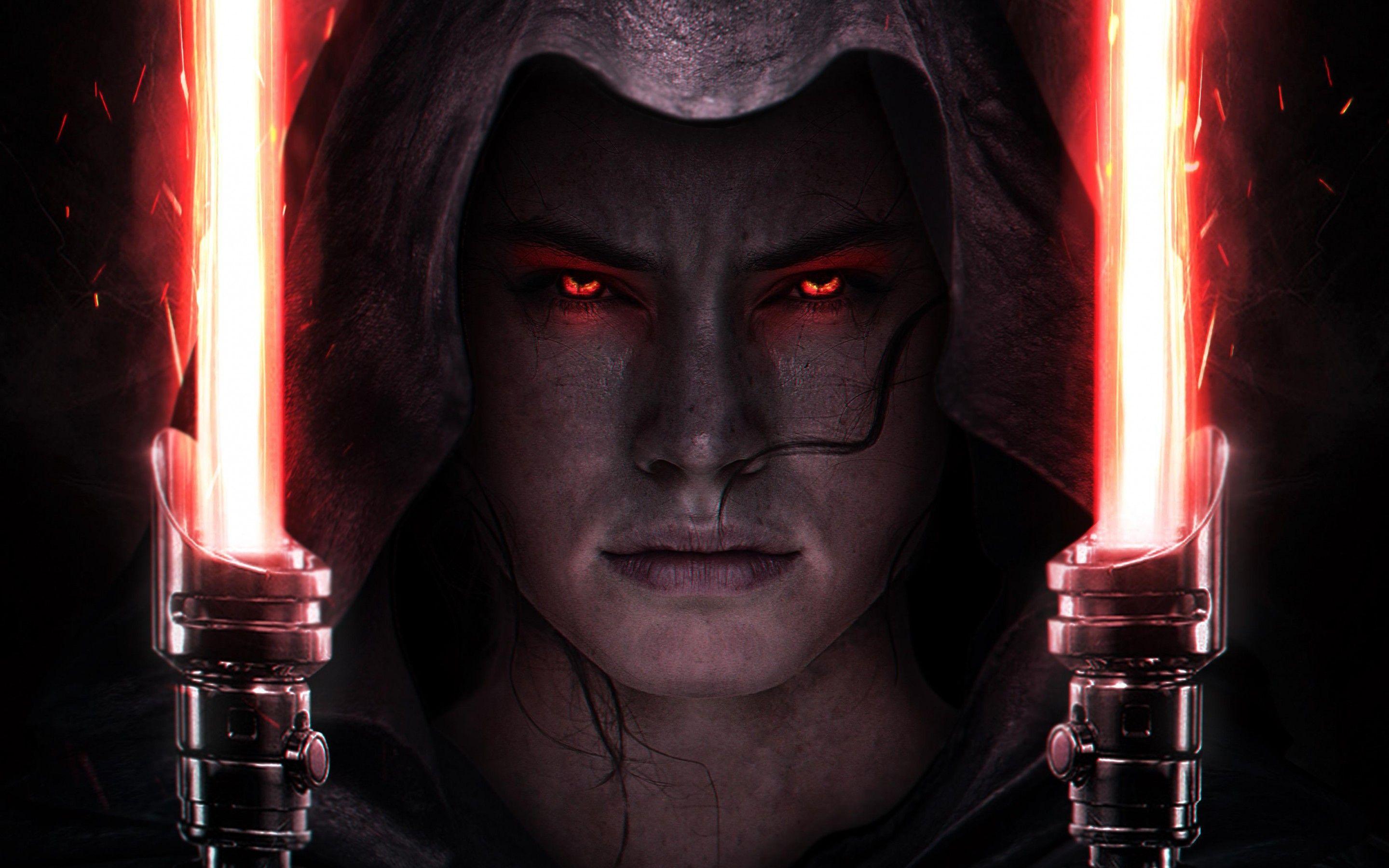 2880x1800 Star Wars: The Rise of Skywalker 4K Wallpaper, Rey, Daisy Ridley, Lightsaber, Movies