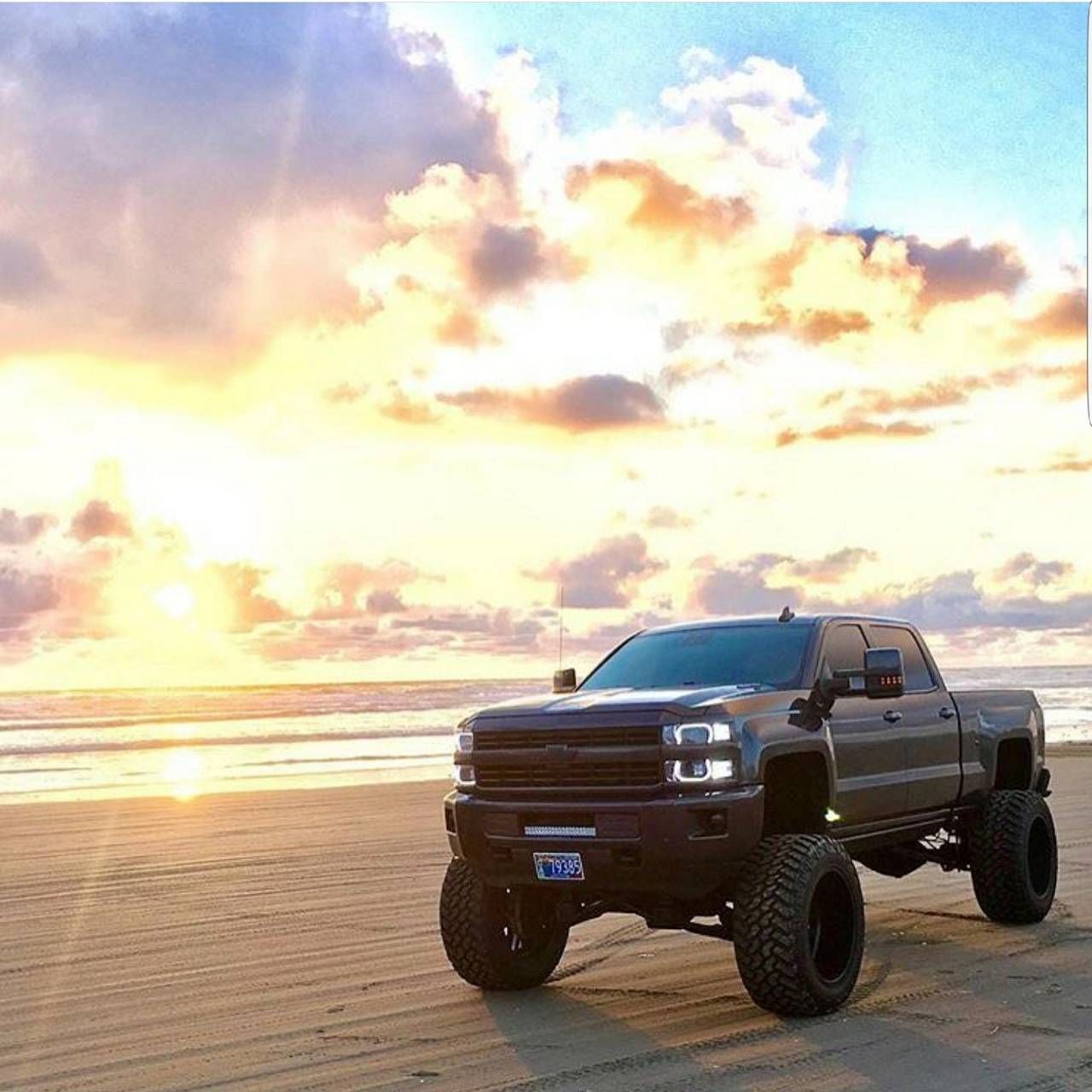 1280x1280 Lifted Chevy Trucks Wallpaper