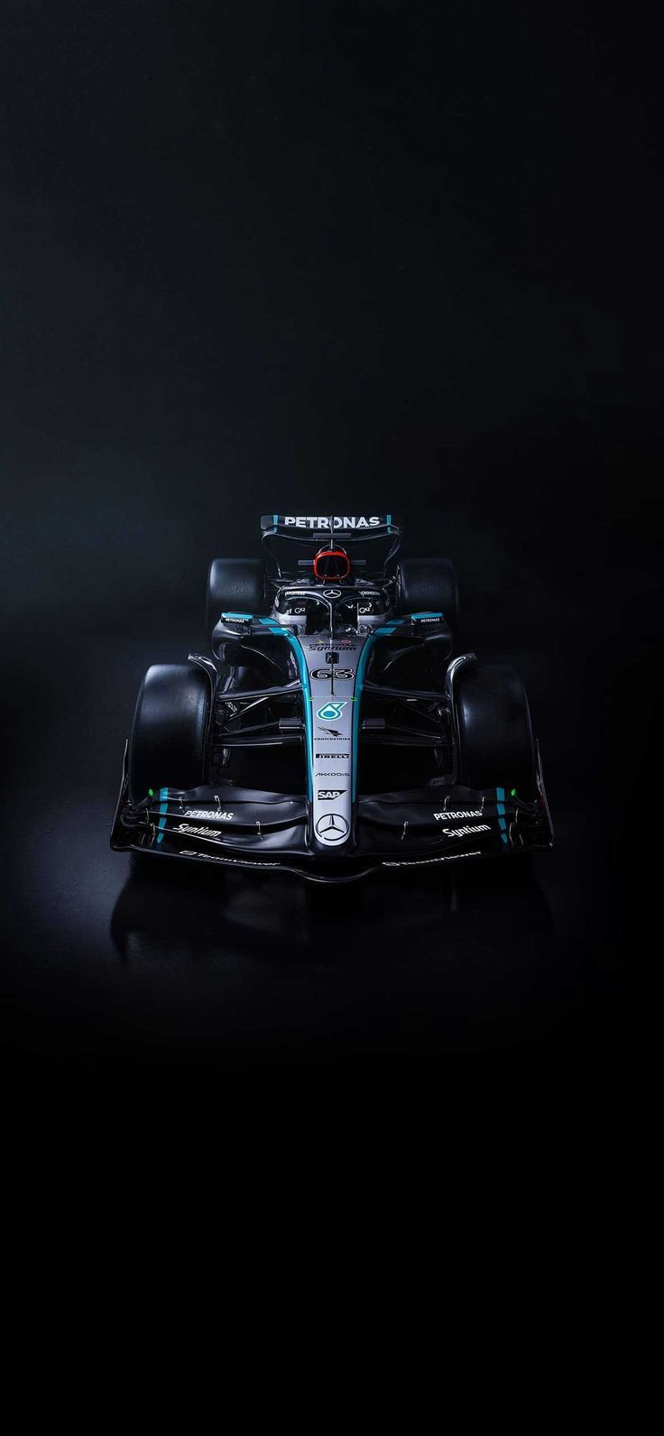 736x1592 Mercedes W15 Wallpaper