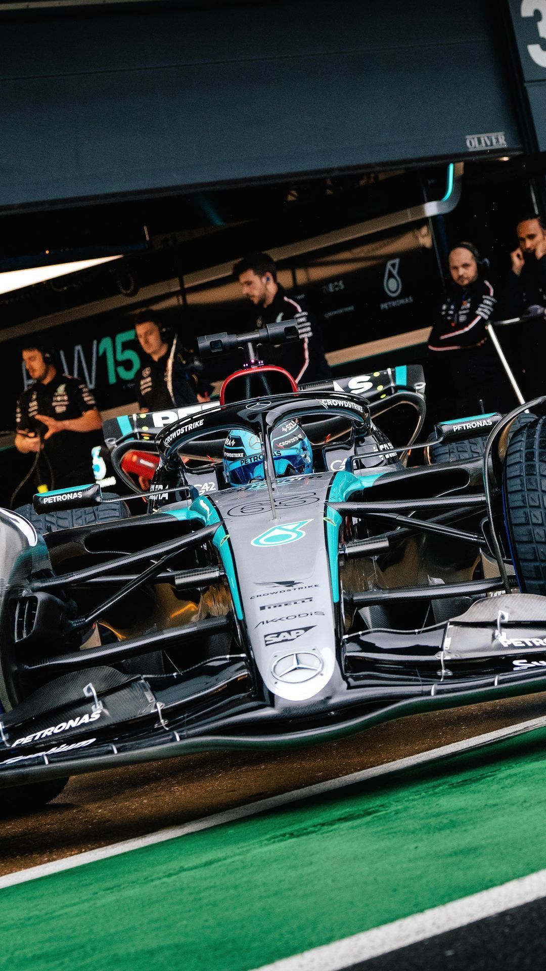 1080x1920 Mercedes W15 iPhone Wallpaper
