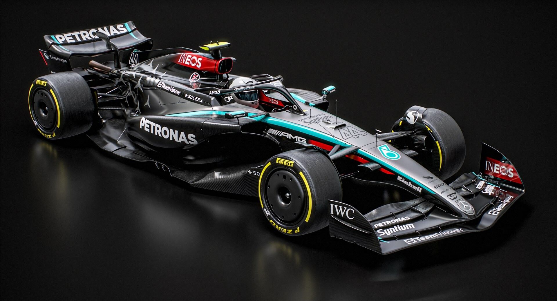 1920x1038 OpticalDreamSoft AMG F1 W15 2024 Formula 1 Race Car PBR 3D Model