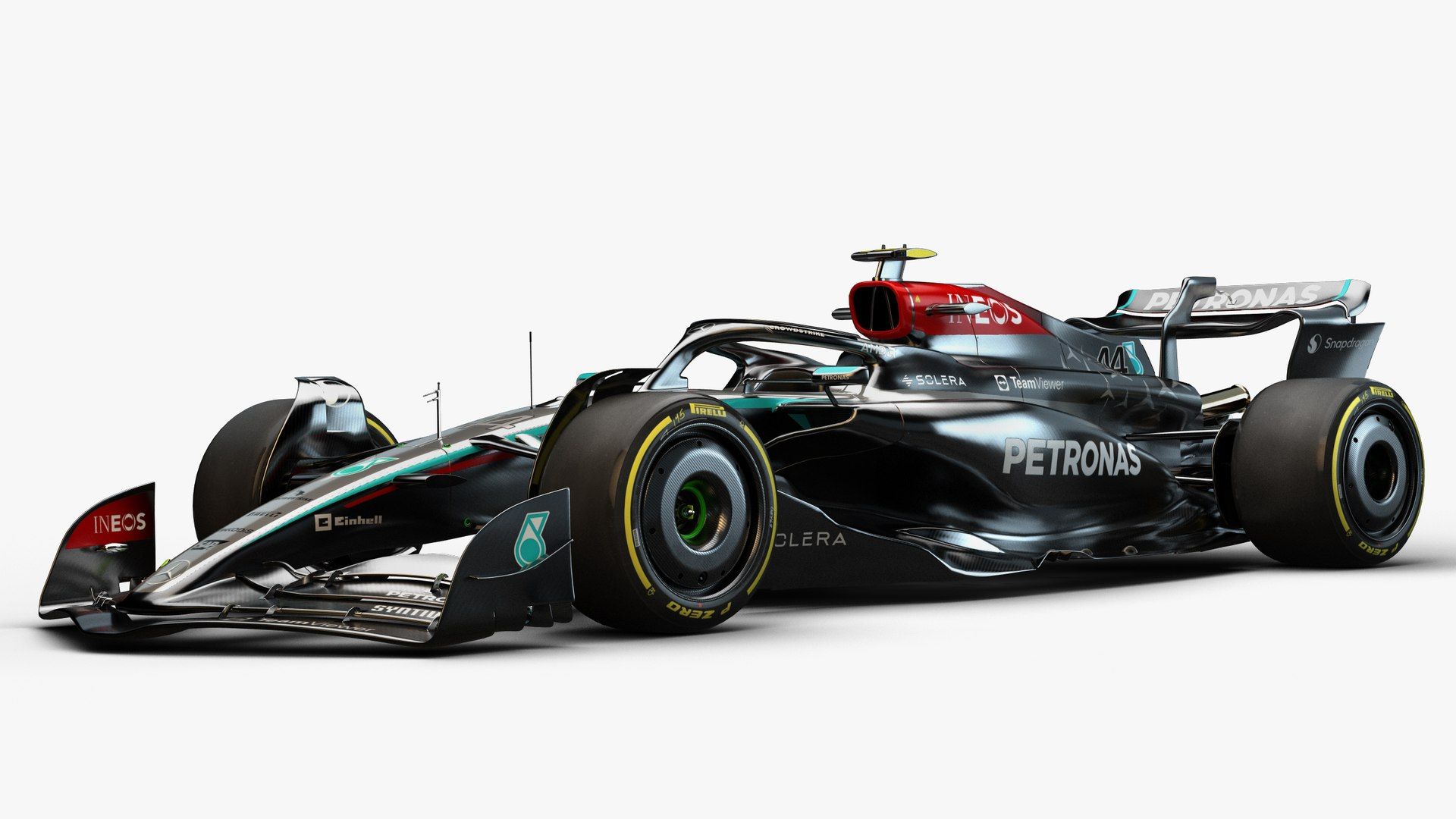 1920x1080 F1 Mercedes AMG W15 3D Model