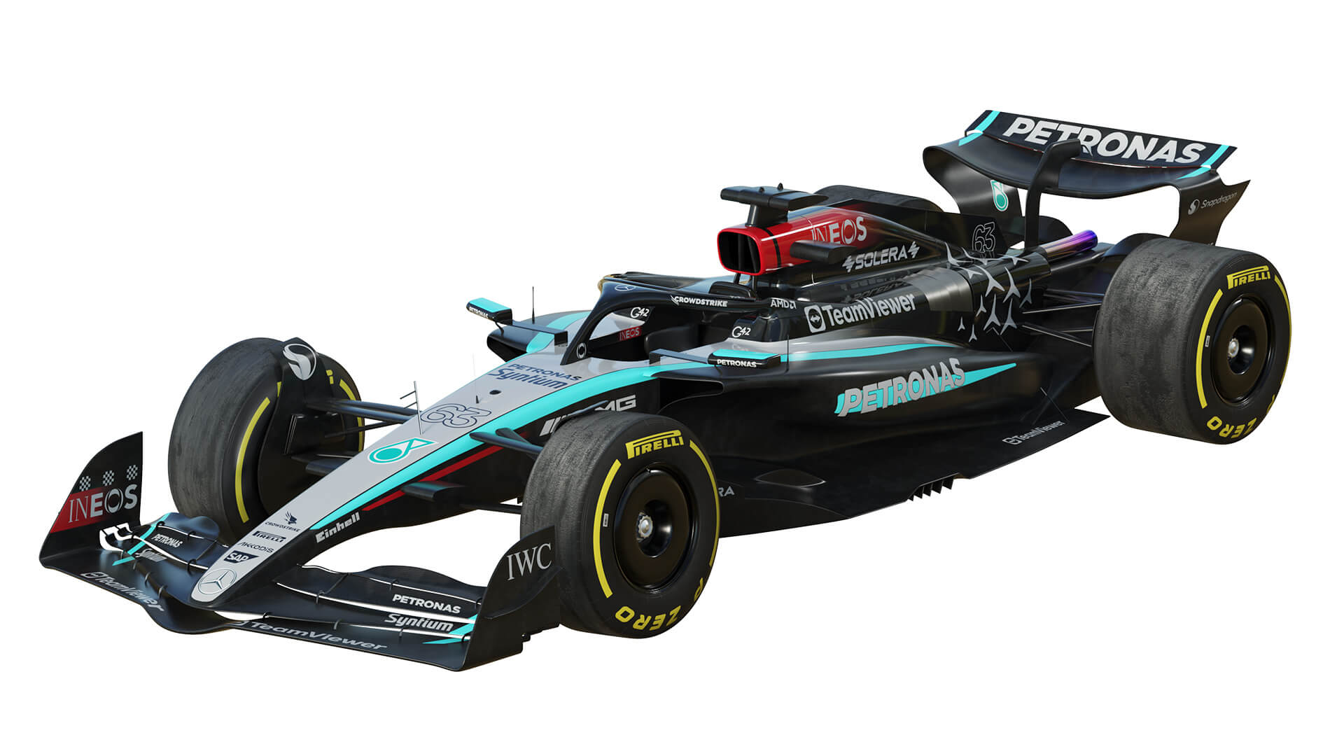 1920x1080 F1 Mercedes W15 2024