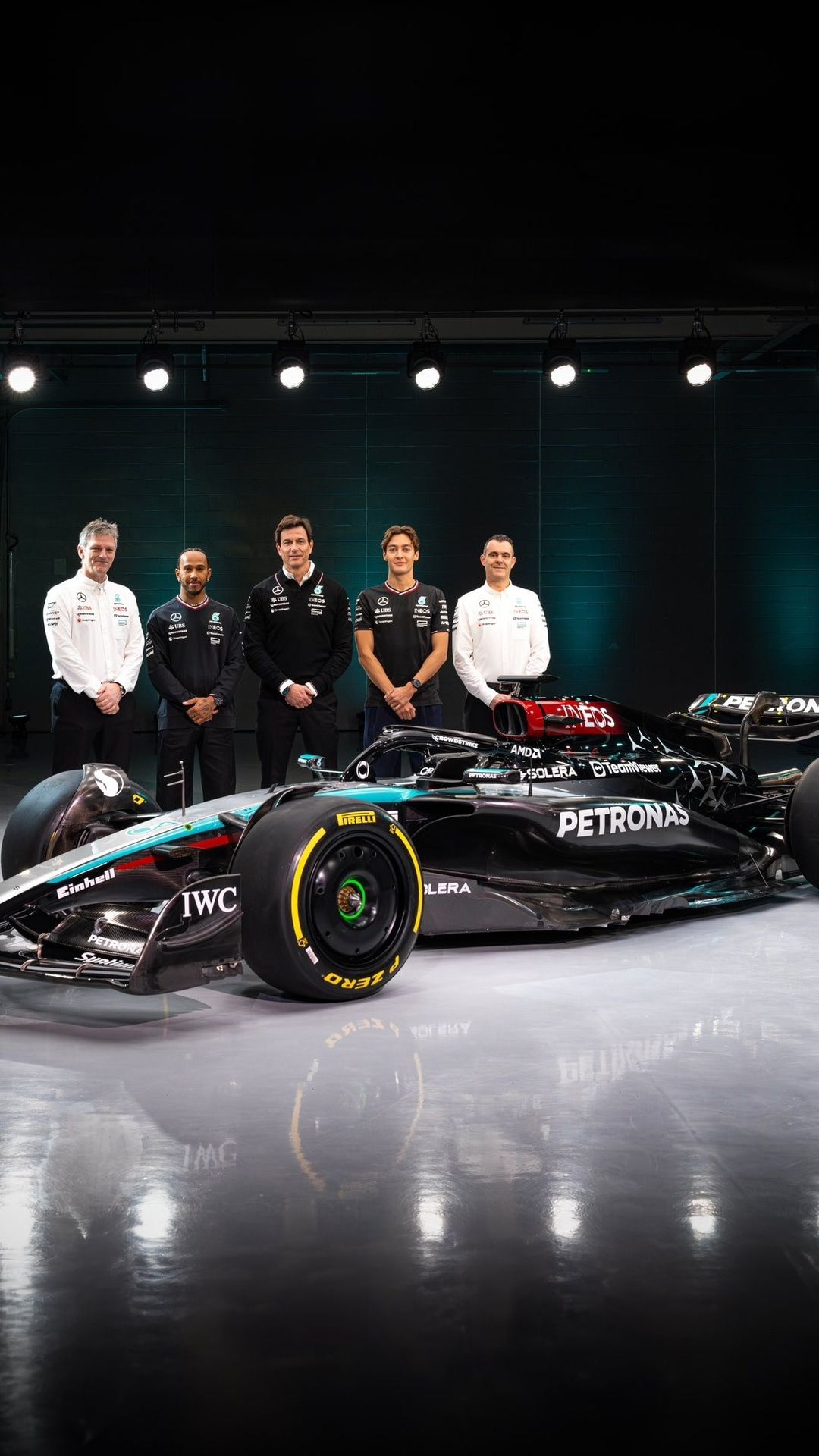 1080x1920 F1: Mercedes AMG Petronas Goes Old School With Their 2024 Livery, The W15