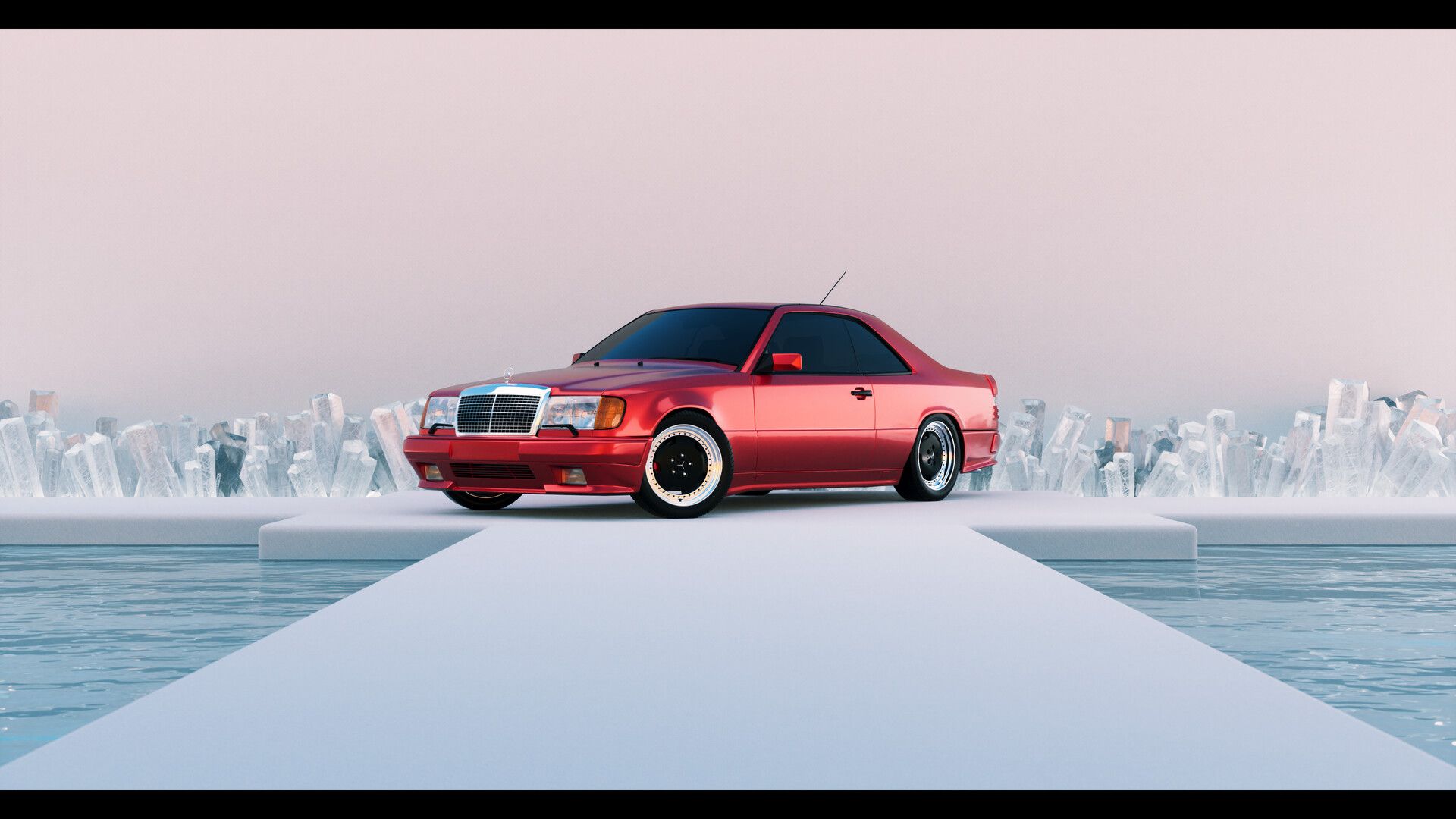 1920x1080 Mercedes W124 Coupe