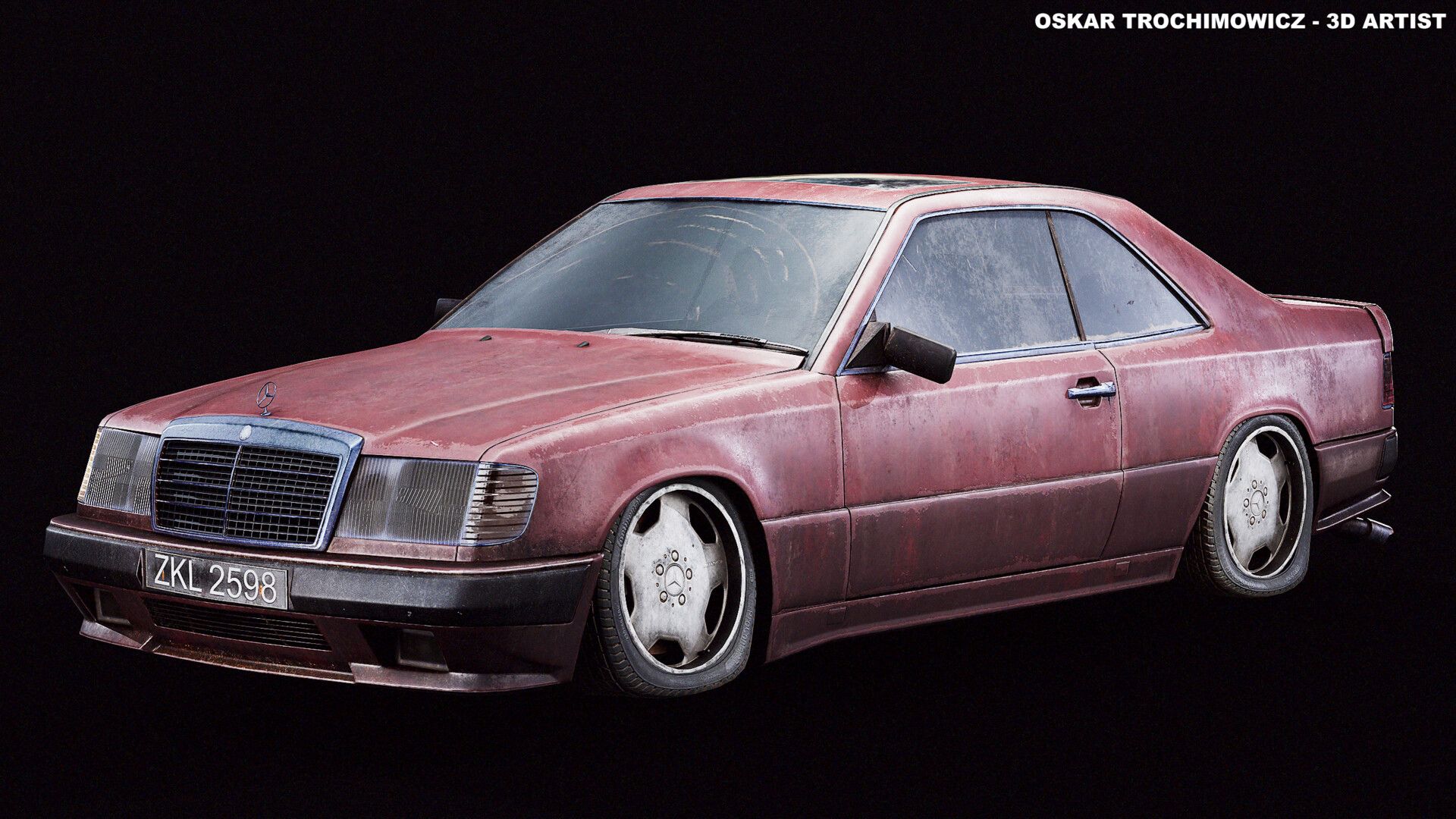 1920x1080 Oskar Trochimowicz Benz W124 Coupe