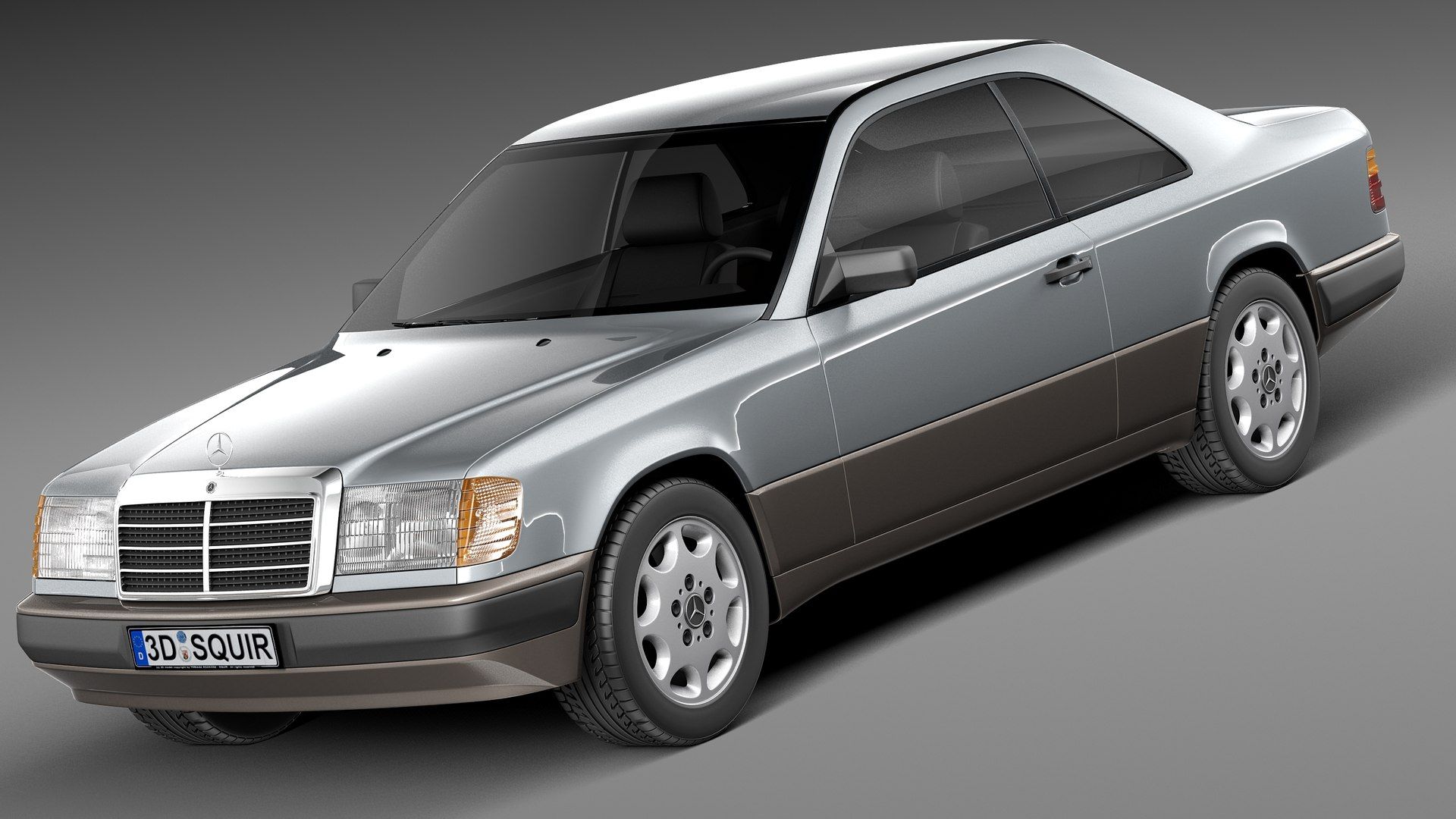 1920x1080 Mercedes Benz Mercedes Benz W124 3D Model