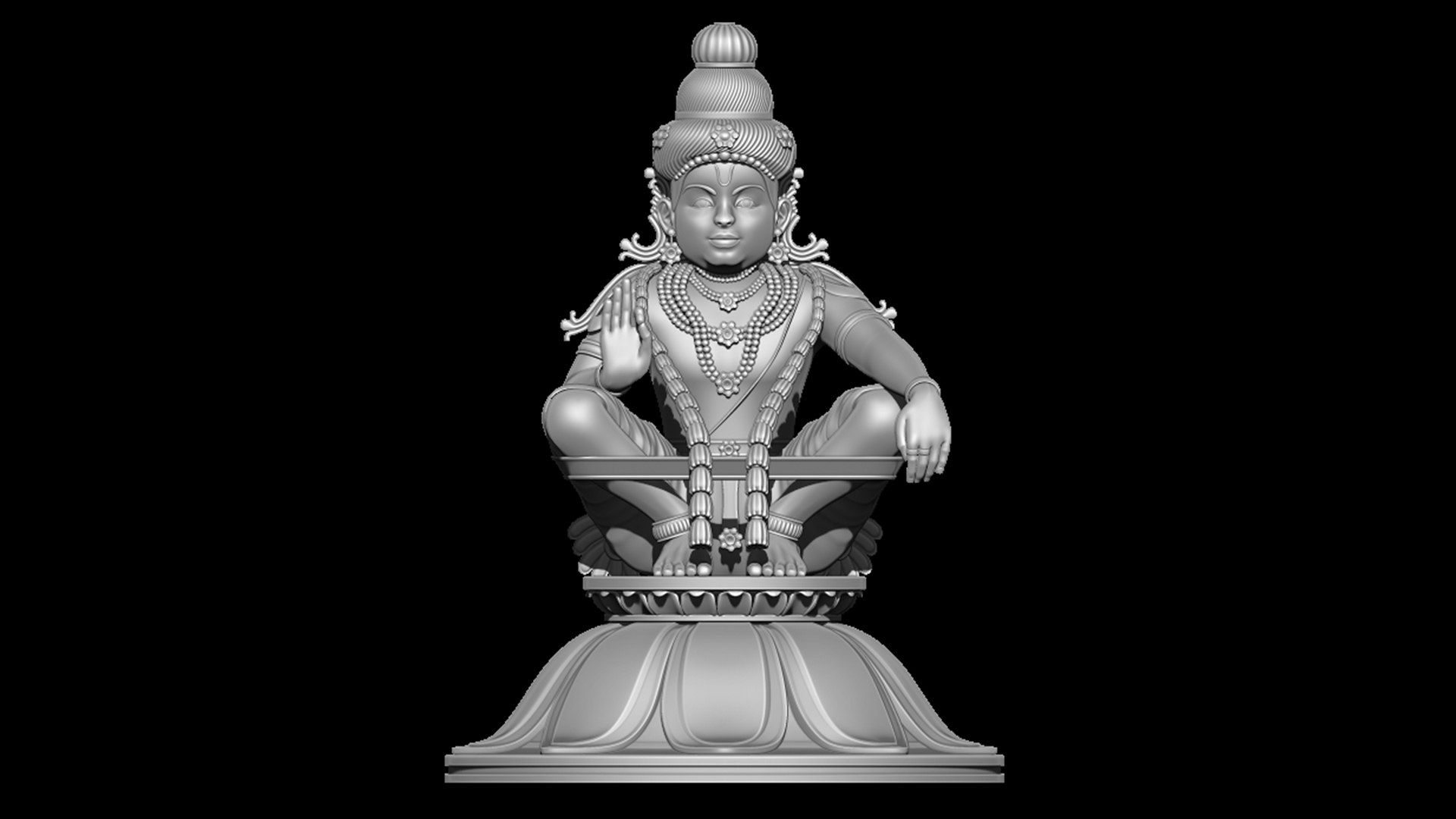 1920x1080 Lord Ayyappa Model