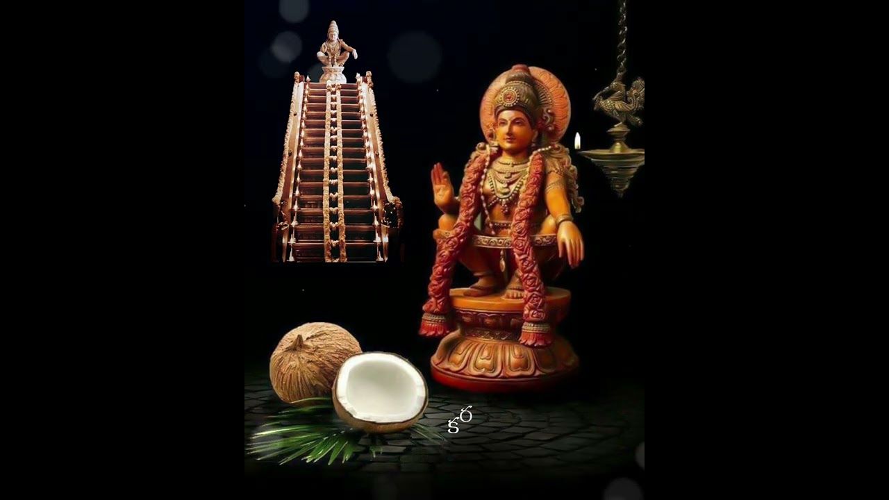 1280x720 Ayyappa Devaya Namaha. Ayyappa Swami WhatsApp Status. Telugu Black Screen WhatsApp Status