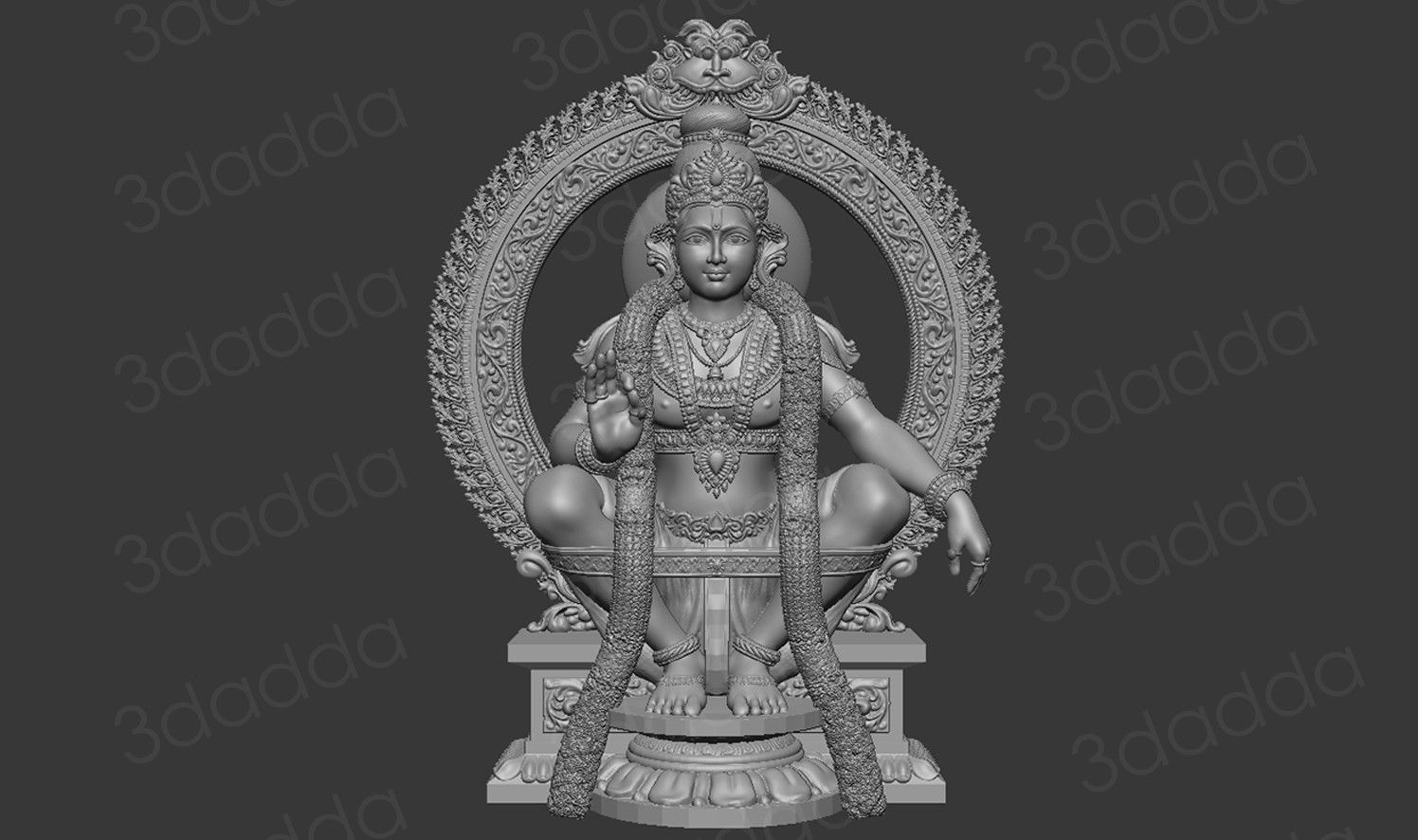 1496x886 Vicky Kapure Swami 3D model for 3D printing