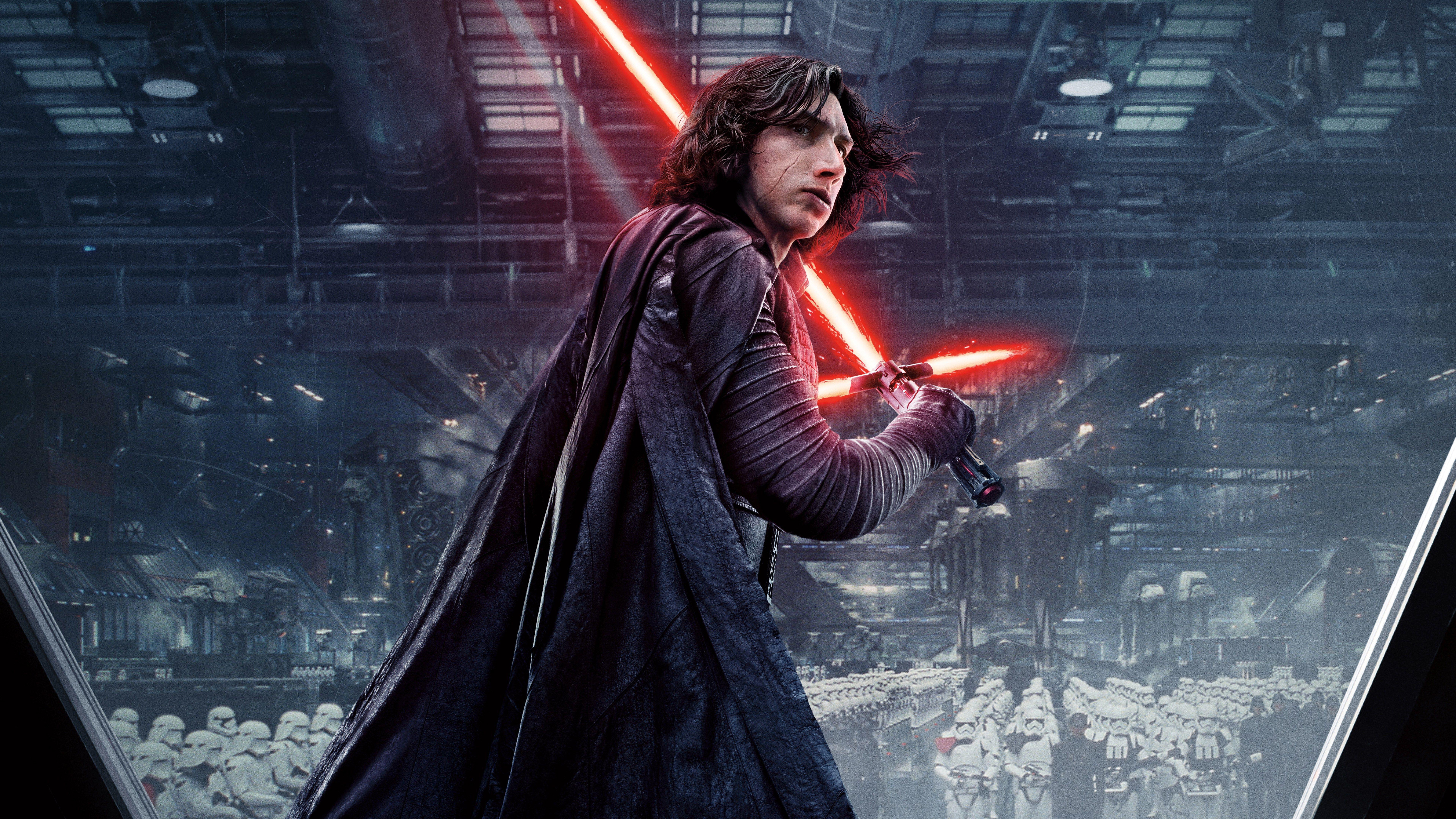 7680x4320 Kylo Ren 4K 8K HD Star Wars Wallpaper