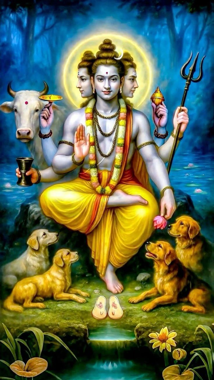 736x1308 Lord shiva image in HD wallpaper. Guru dattatreya HD image, Gurudev datta wallpaper hd, God dattatreya image
