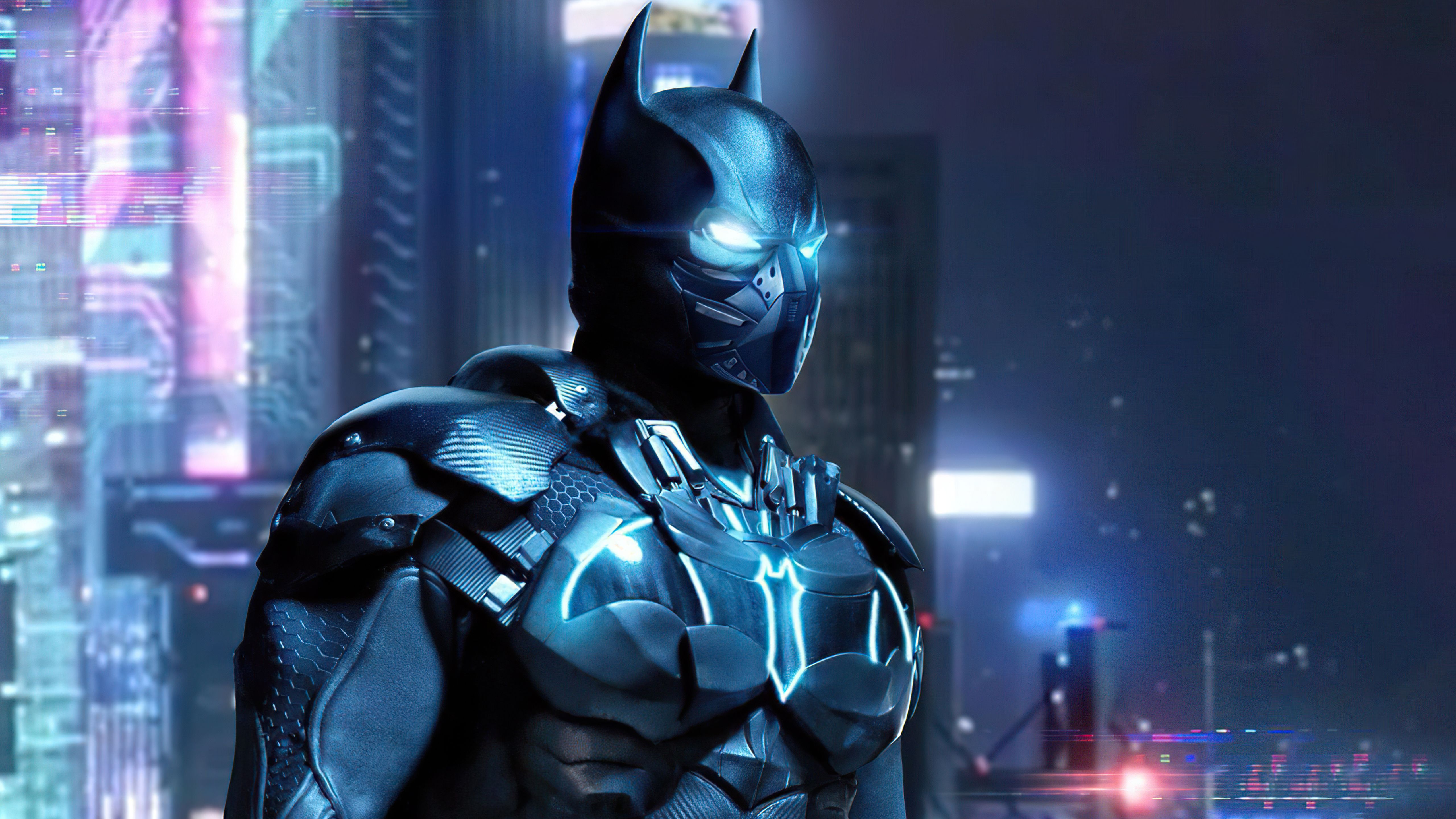 5120x2880 Download DC Comics Cyberpunk Comic Batman 4k Ultra HD Wallpaperx2880