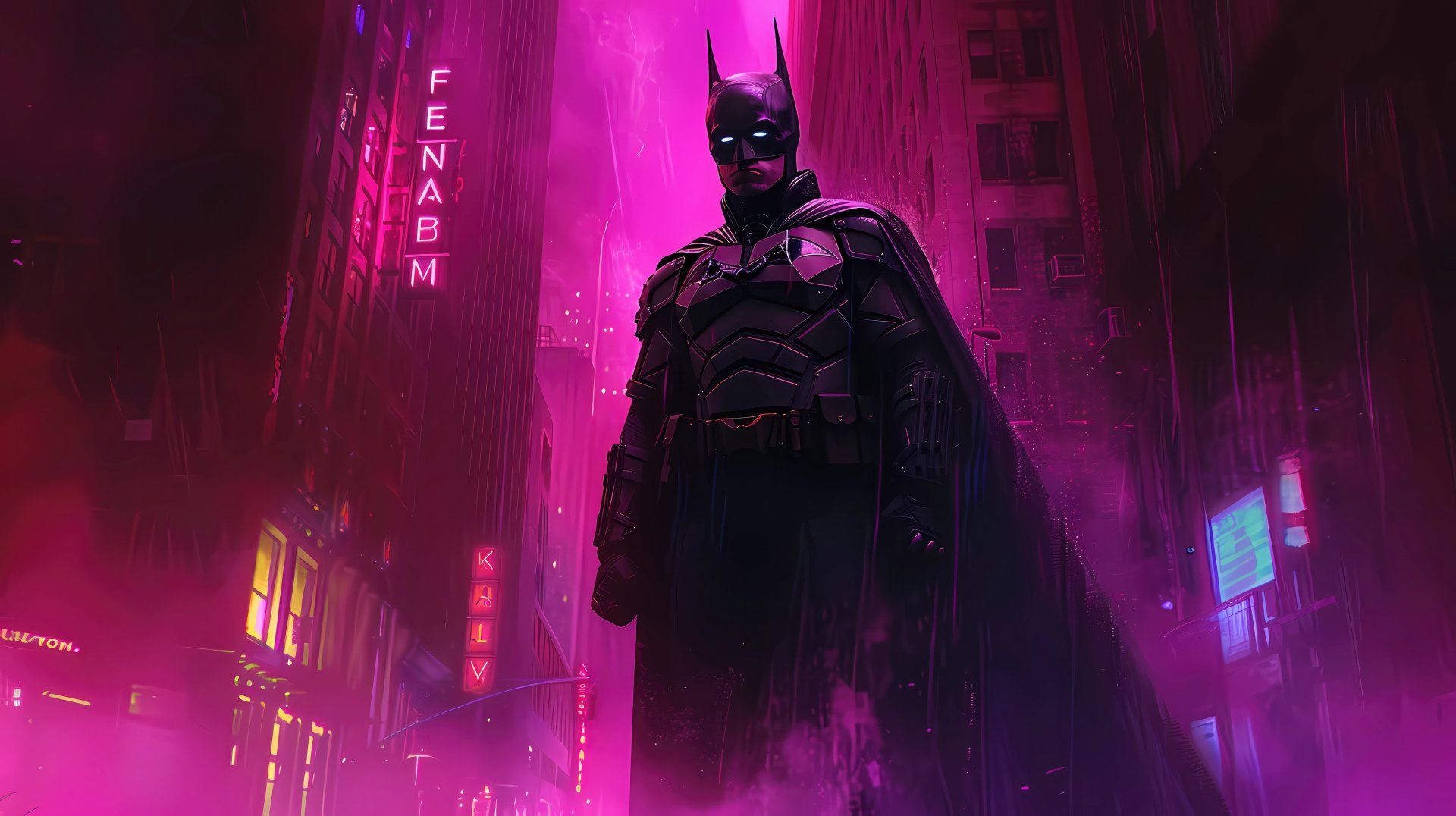 1920x1076 Cyberpunk Batman HD Wallpaper Superhero Backgroundx2869