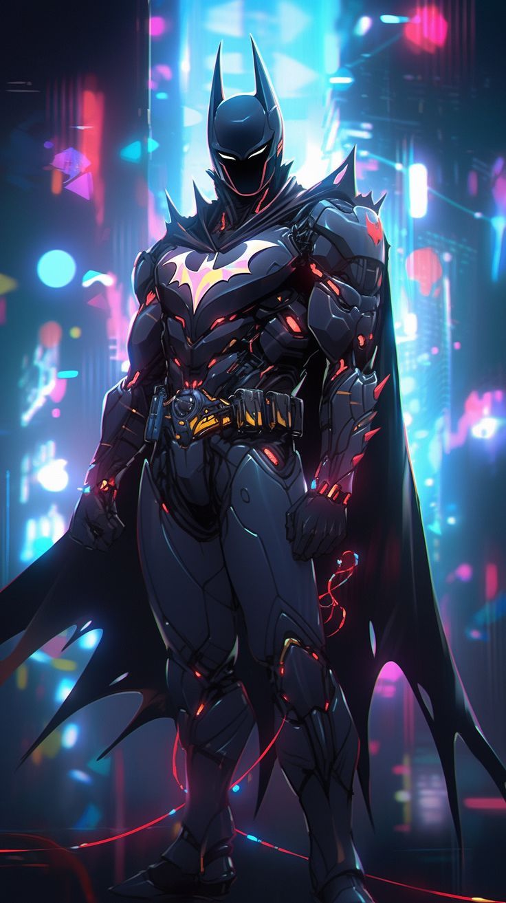 736x1313 Cyberpunk Batman