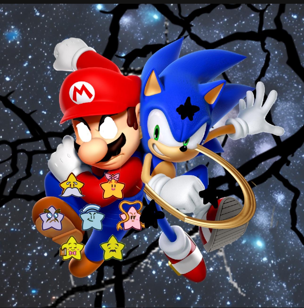 1290x1308 New Game +” Mario Vs Sonic 3 (Nintendo Vs Sega)